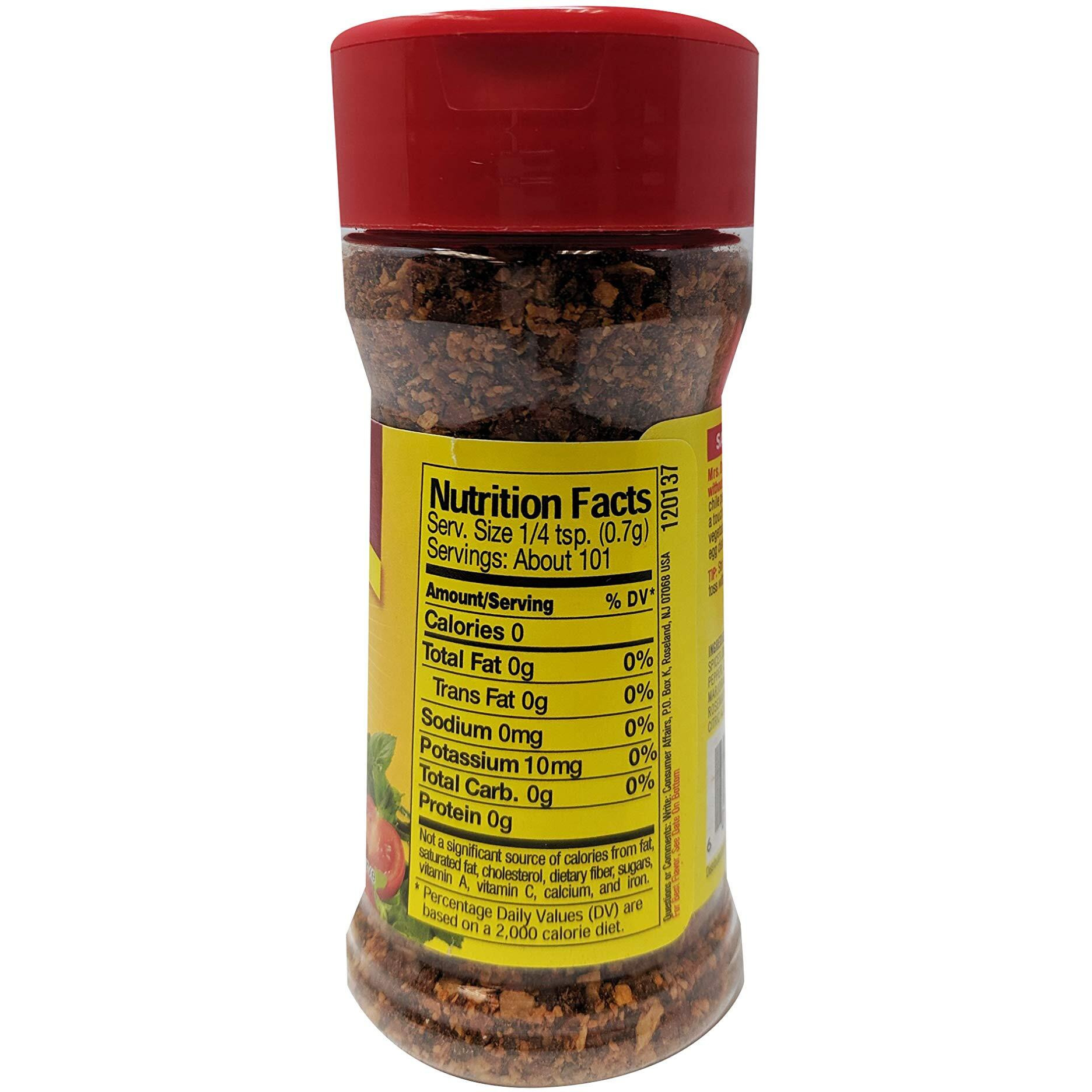 Mrs. Dash Extra Spicy Blend - 2.5 Oz, Pack Of 2