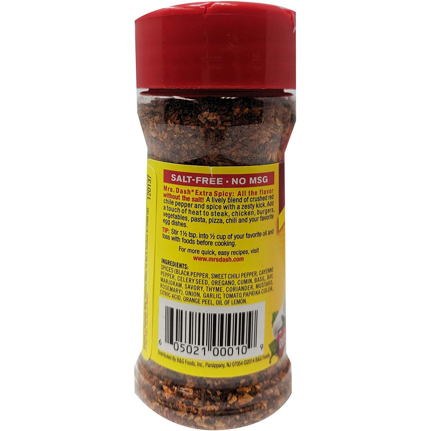 Mrs. Dash Extra Spicy Blend - 2.5 Oz, Pack Of 2