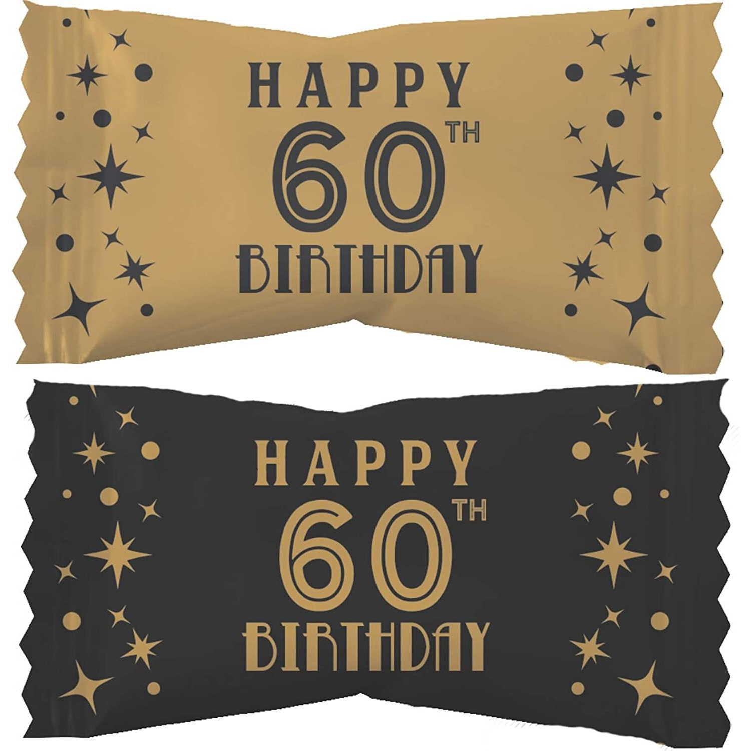 The Dreidel Company 60Th Birthday Buttermints, Mint Candies, After Dinner Mints, Butter Mint Candy, Fat-Free, Kosher Certified, Individually Wrapped (110 Pieces)