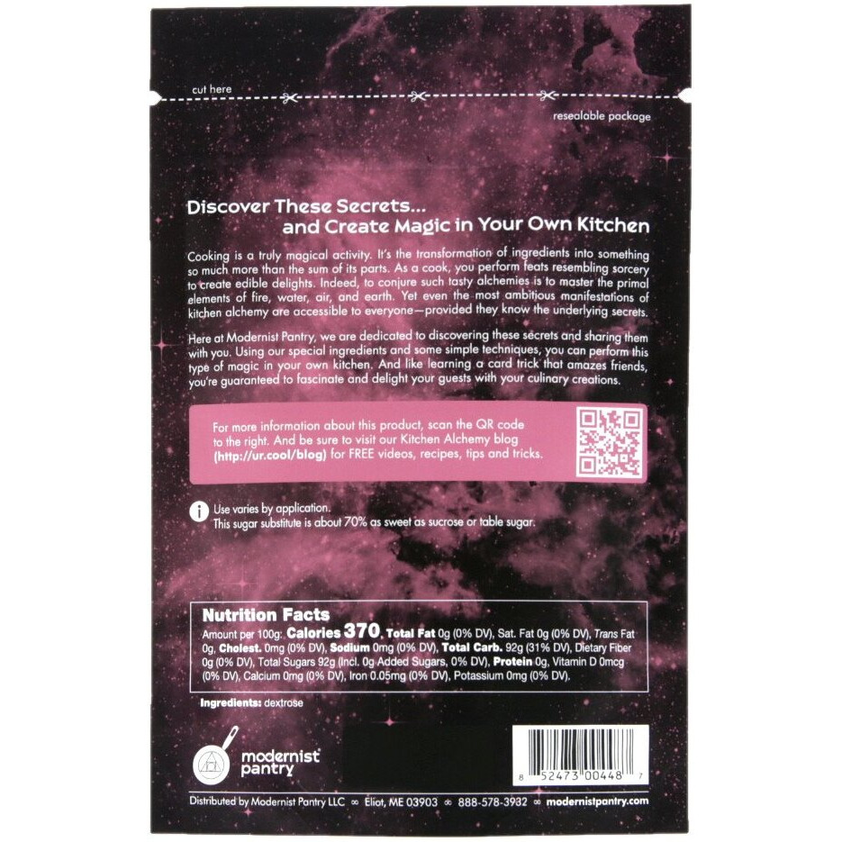 Pure Dextrose Powder Vegan Gluten-Free Ou Kosher Certified - 200G/7Oz