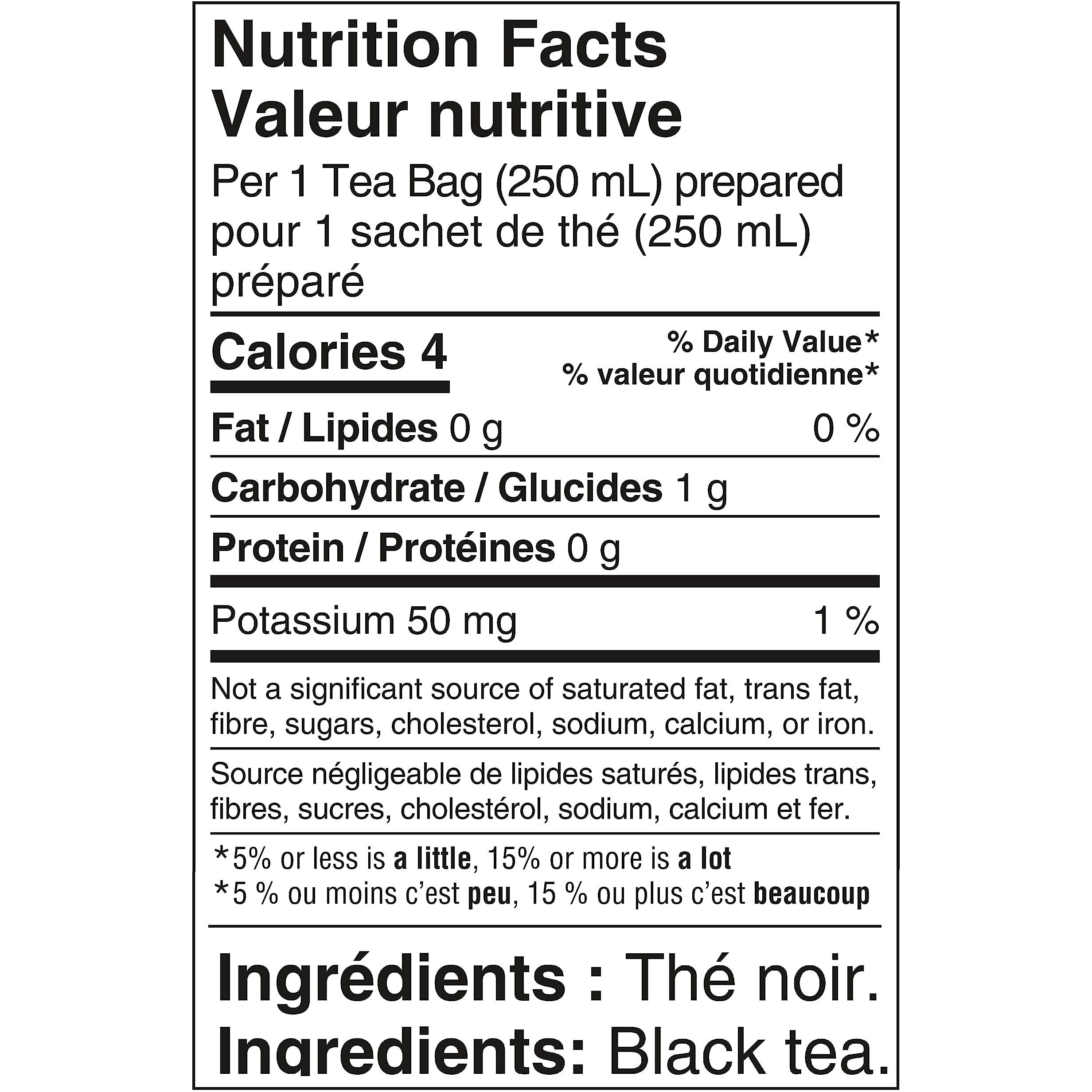 Salada Orange Pekoe Tea 72Ct Tea Bags, (Imported From Canada)