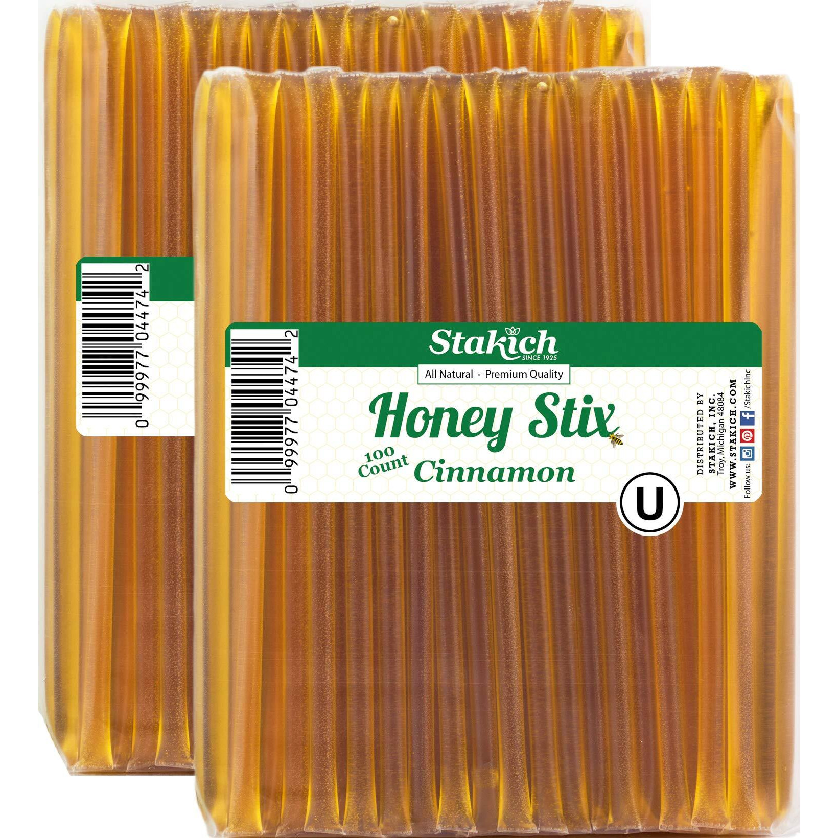 Stakich Cinnamon Honey Stix (200 Stix)