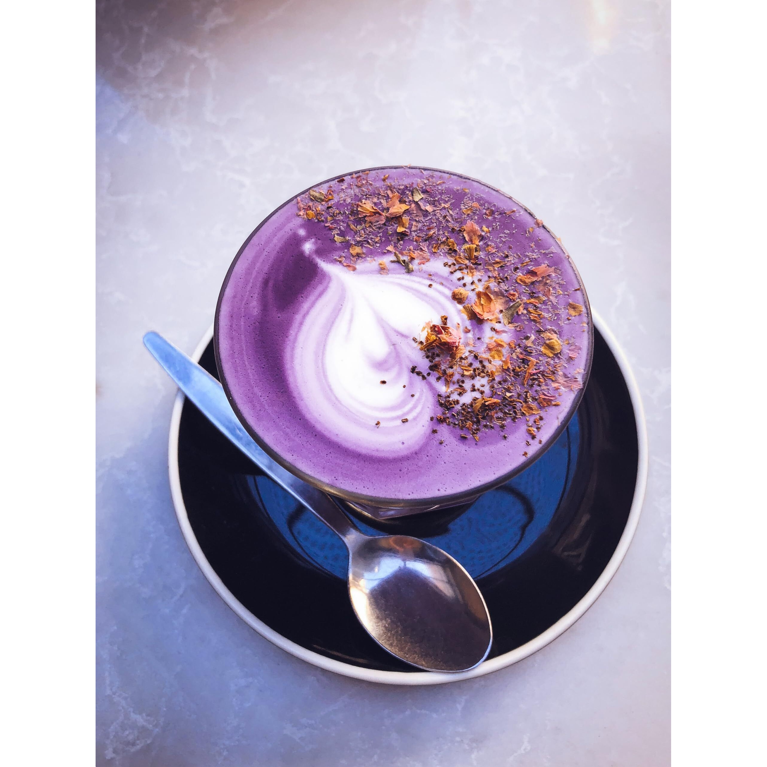 Purple Taro Powder - Naturally Dyes Food Purple/Violet - Net Weight 2.65Oz / 75G - Violet Food Dye For Ice Cream, Frozen Yogurt, Smoothies & Bubble Tea - 100% Pure & Natural Colocasia Esculenta