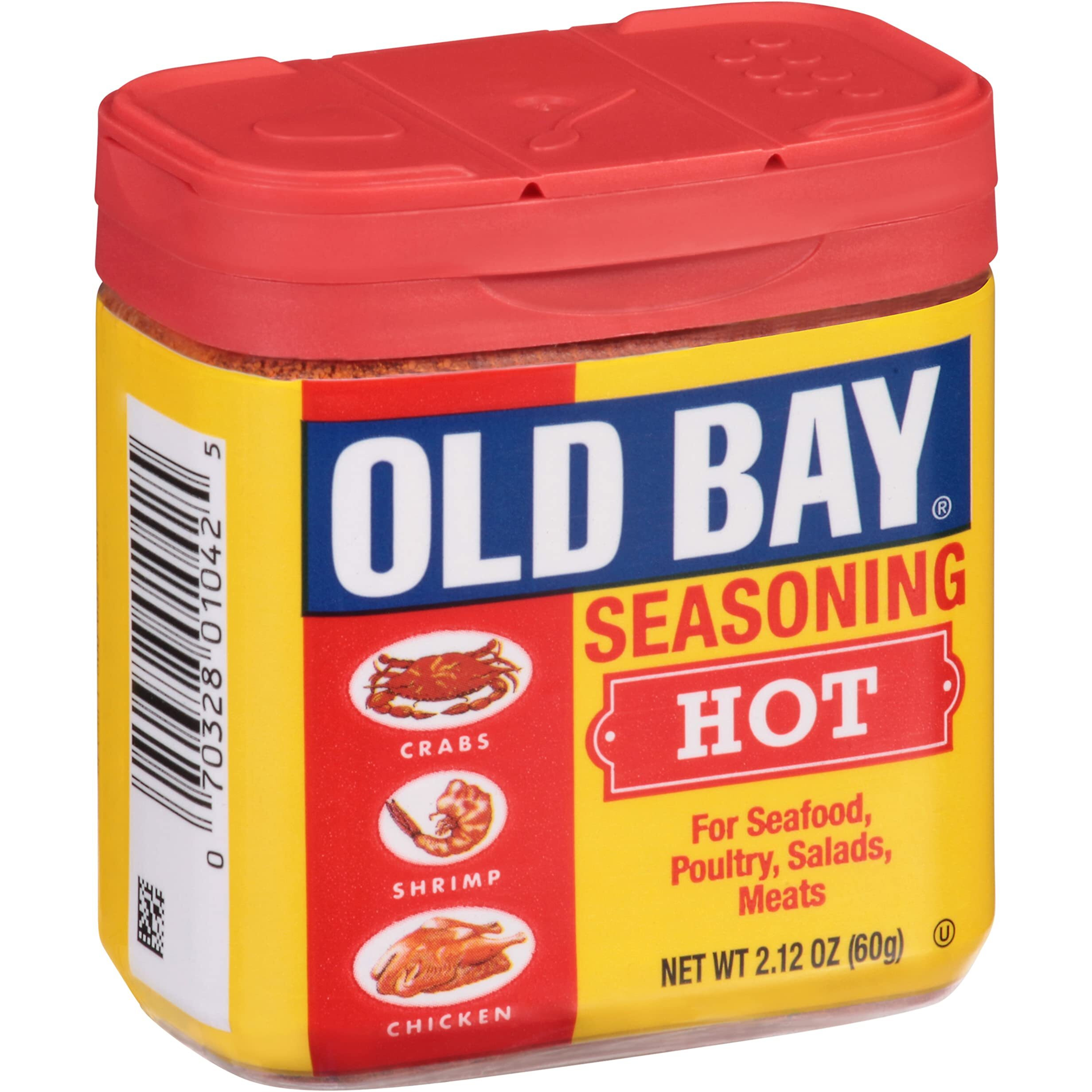 Old Bay Hot Seasoning, 2.12 Oz (Pack Of 12)