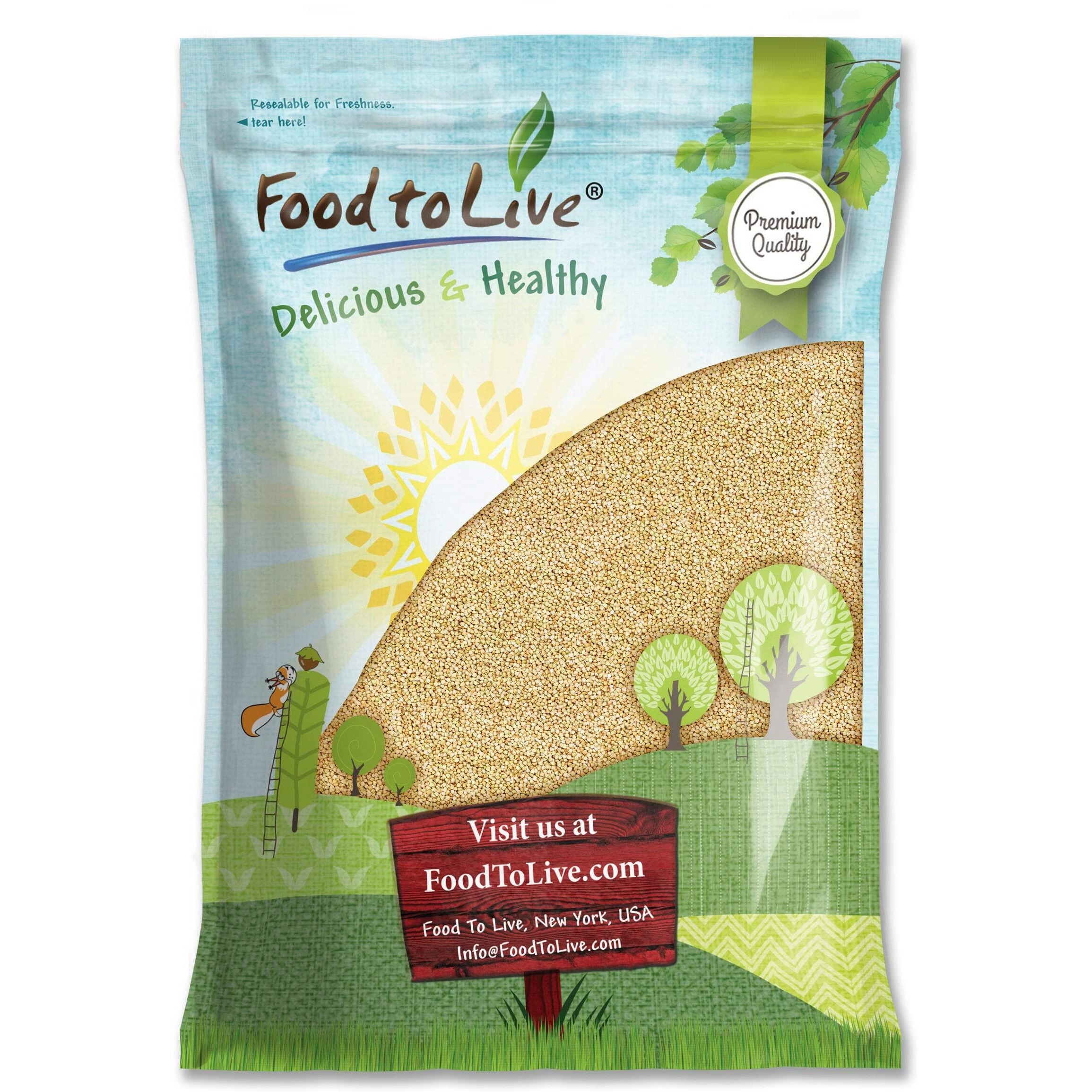 Food To Live Buckwheat Groats, 6 Pounds - Hulled Whole Grains, Raw, Kosher, Vegan, Sirtfood, Bulk, Good Source Of Dietary Fiber, Copper, Magnesium, Manganese, And Niacin