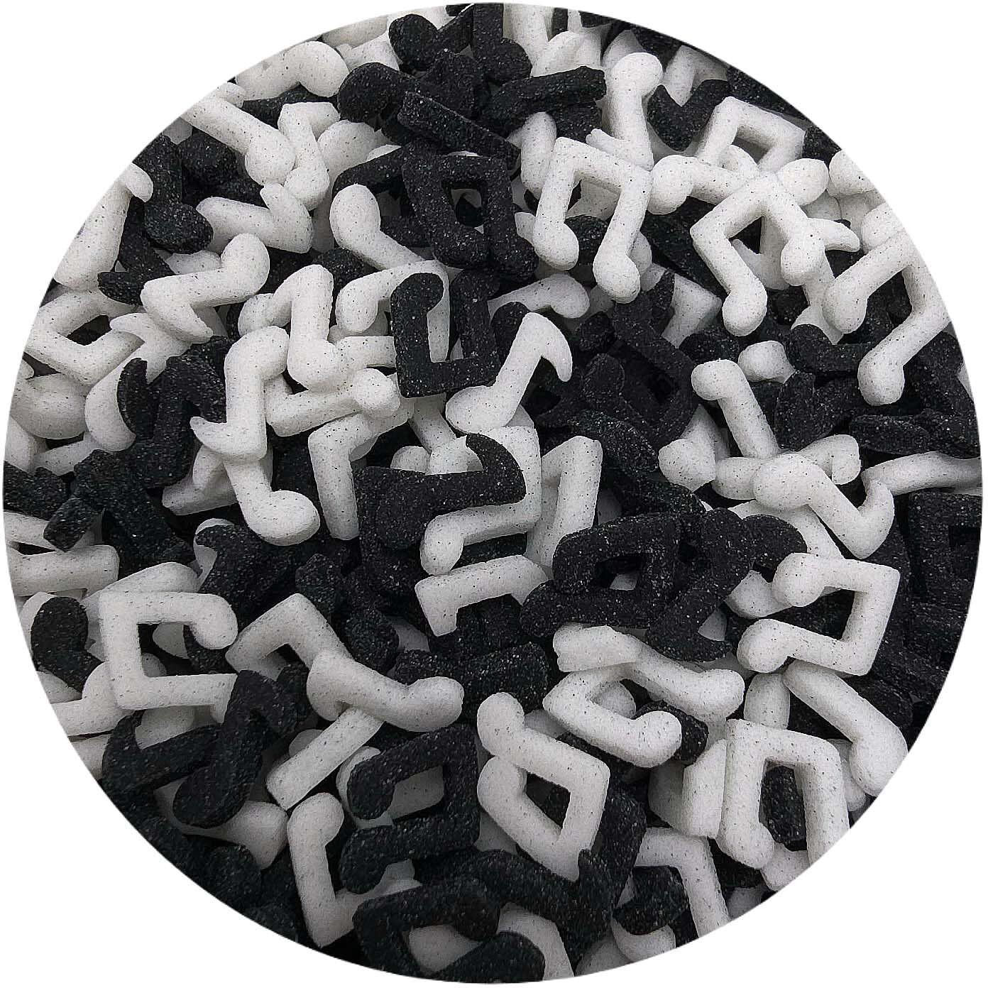 Ncs Black & White Music Notes Edible Candy Sprinkles, 8 Ounces - Great For Cupcakes, Cookies, Cakes, Cake Pops, And Party Tables