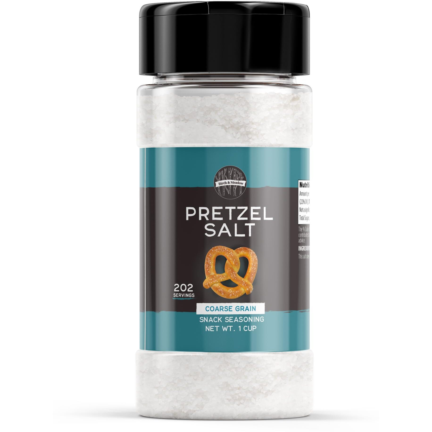 Birch & Meadow 1 Cup Of Pretzel Salt, Coarse, Heat Resistant