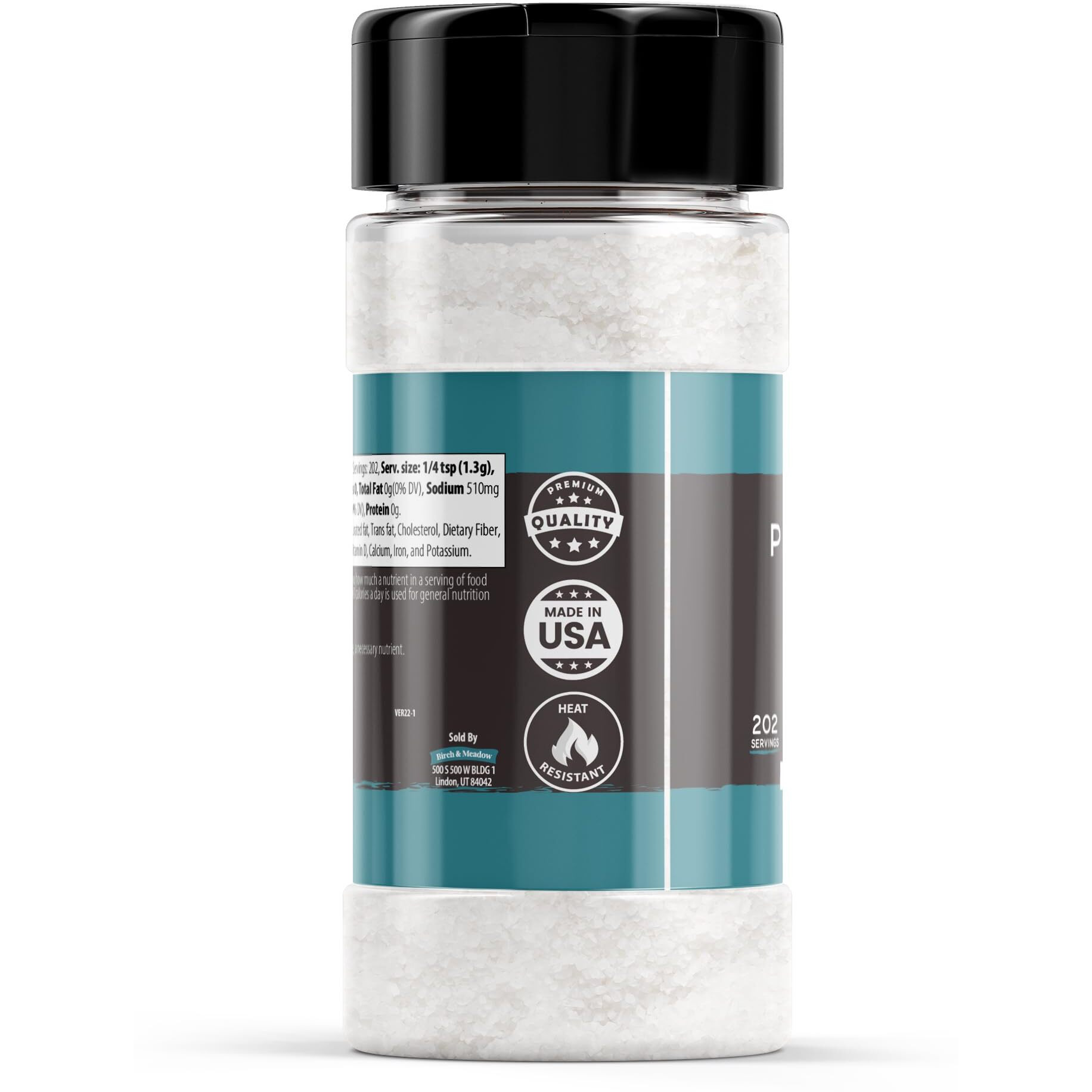 Birch & Meadow 1 Cup Of Pretzel Salt, Coarse, Heat Resistant