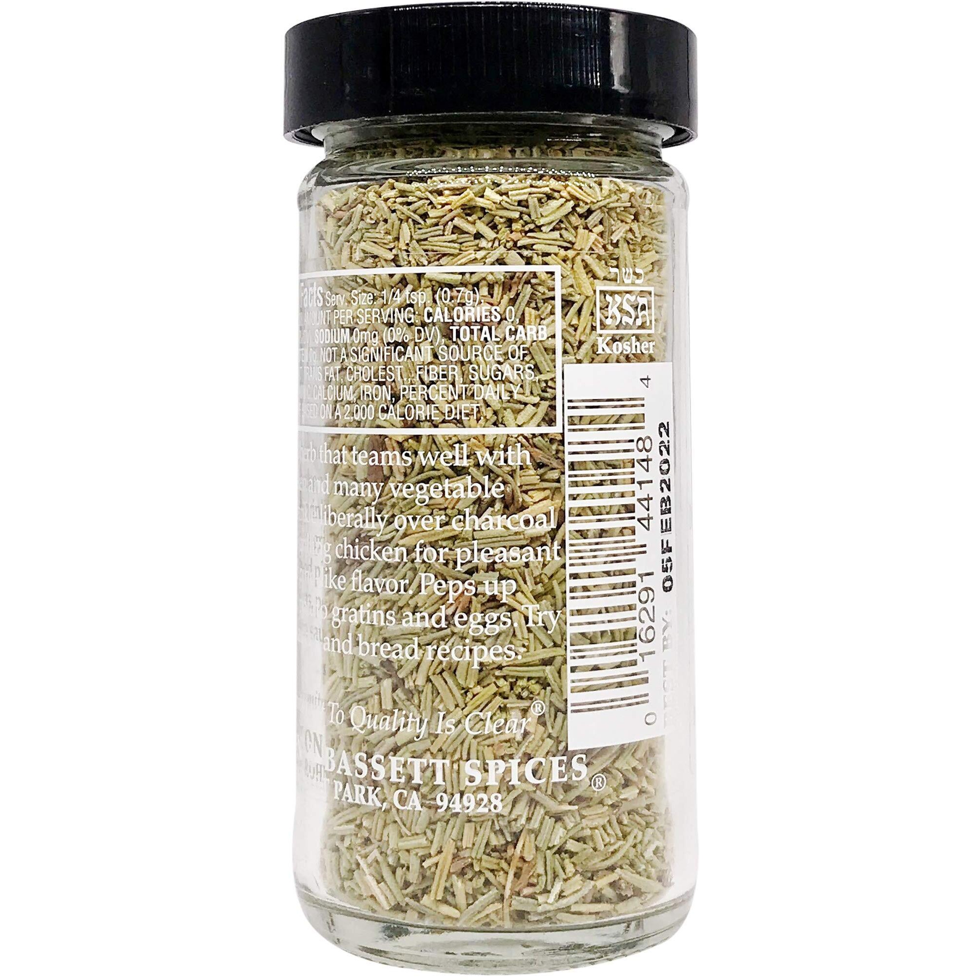 Morton & Bassett Rosemary, 1-Ounce Jar