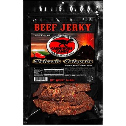 Heat Variety Pack - Volcanic Jalapeno Beef Jerky - (1) 3 Oz Bag