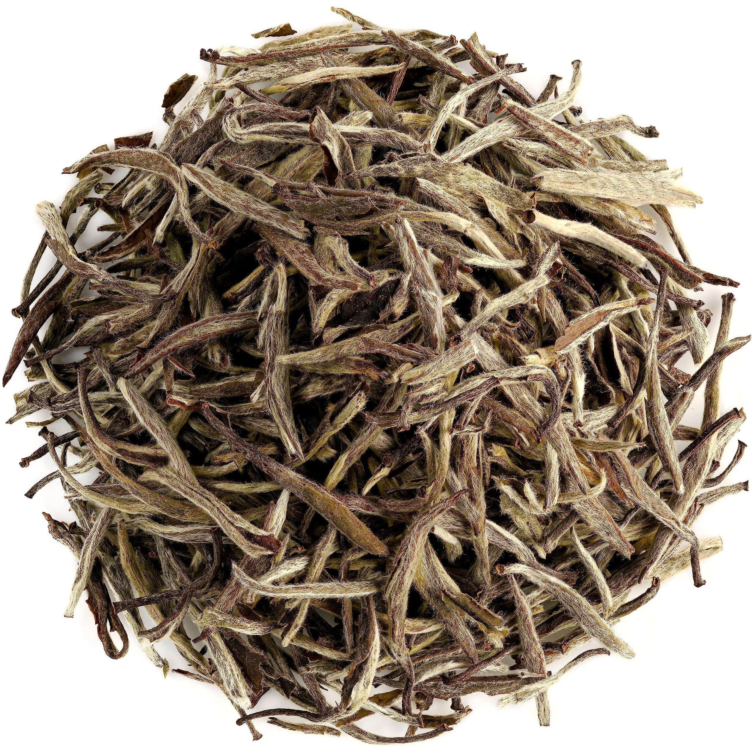 Silver Needle White Tea - 100 Procent Pure Buds - Baihao Yinzhen Chinese Silver Tip Bai Hao Yin Zhen - White Tea Silver Bai Hao Yin Zhen Tea White Needle Tea Silver Needle Tea Bai Tea White Tip