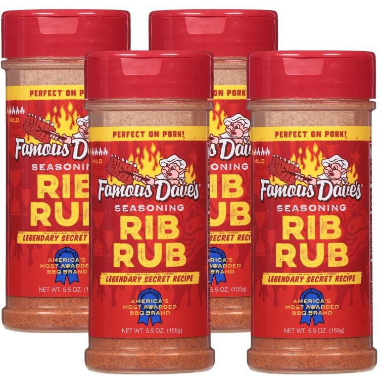 Famous Dave's - 4 Pck, Rib Rub Seasoning (22 Oz.)
