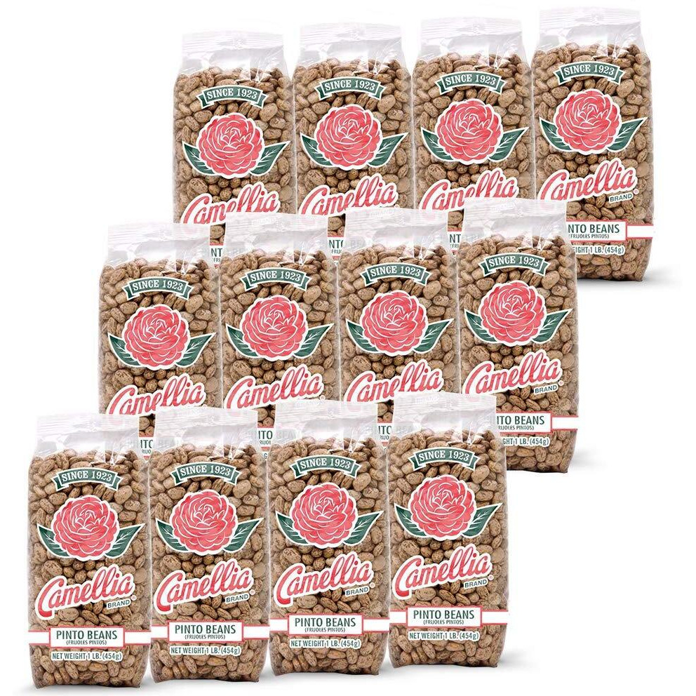 Camellia Brand Dried Pinto Beans 1 Pound (Pack Of 12)