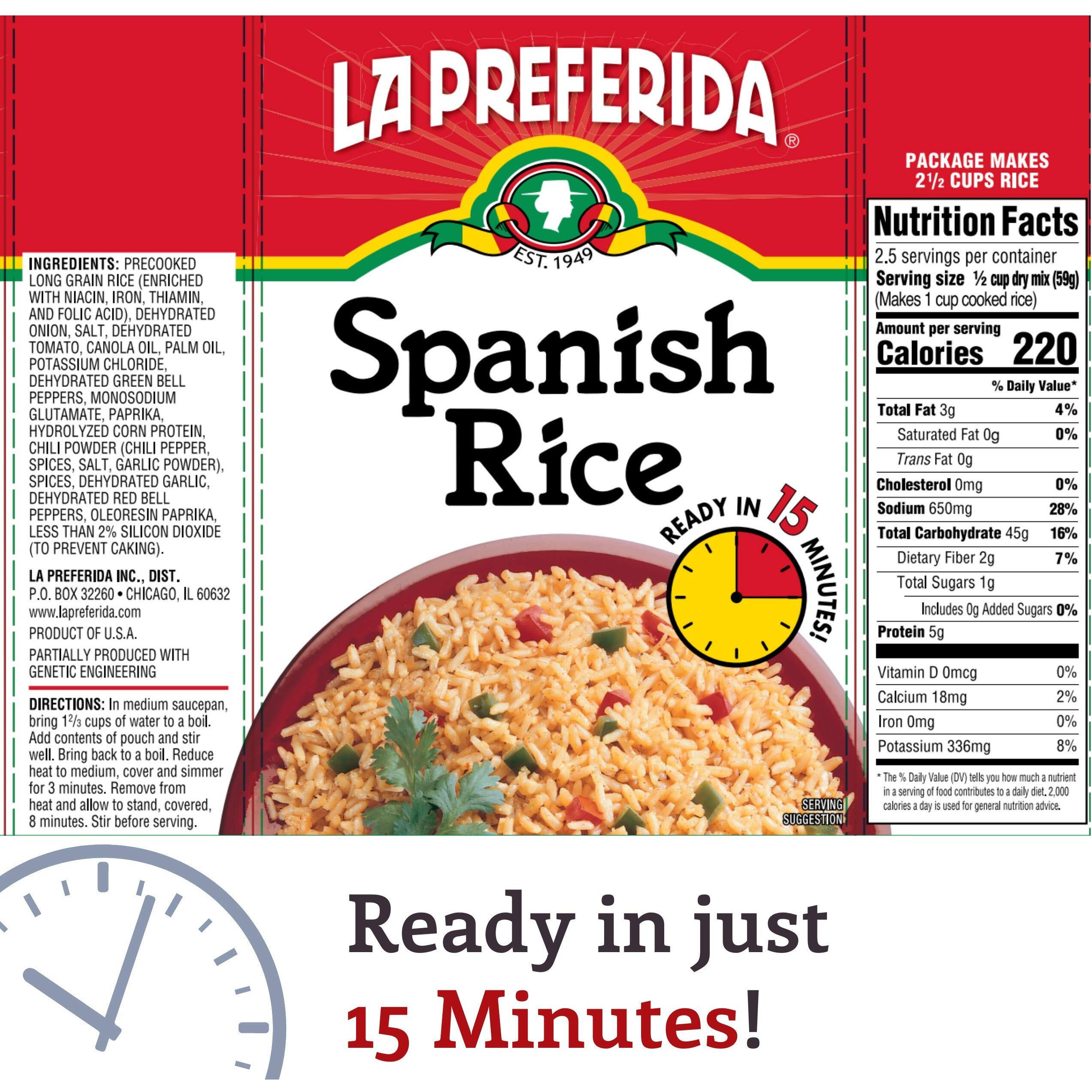 La Preferida Spanish Rice In A Box, 5.25 Oz, (Pack - 3)
