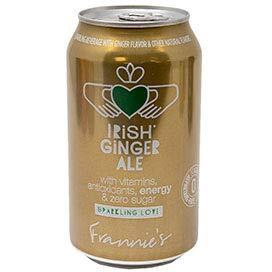 Frannie's Sparkling Beverage- Zero Calories & Sugar, Aspertame Free 8-Pack 12 Fl. Oz. Cans (Irish Ginger Ale)