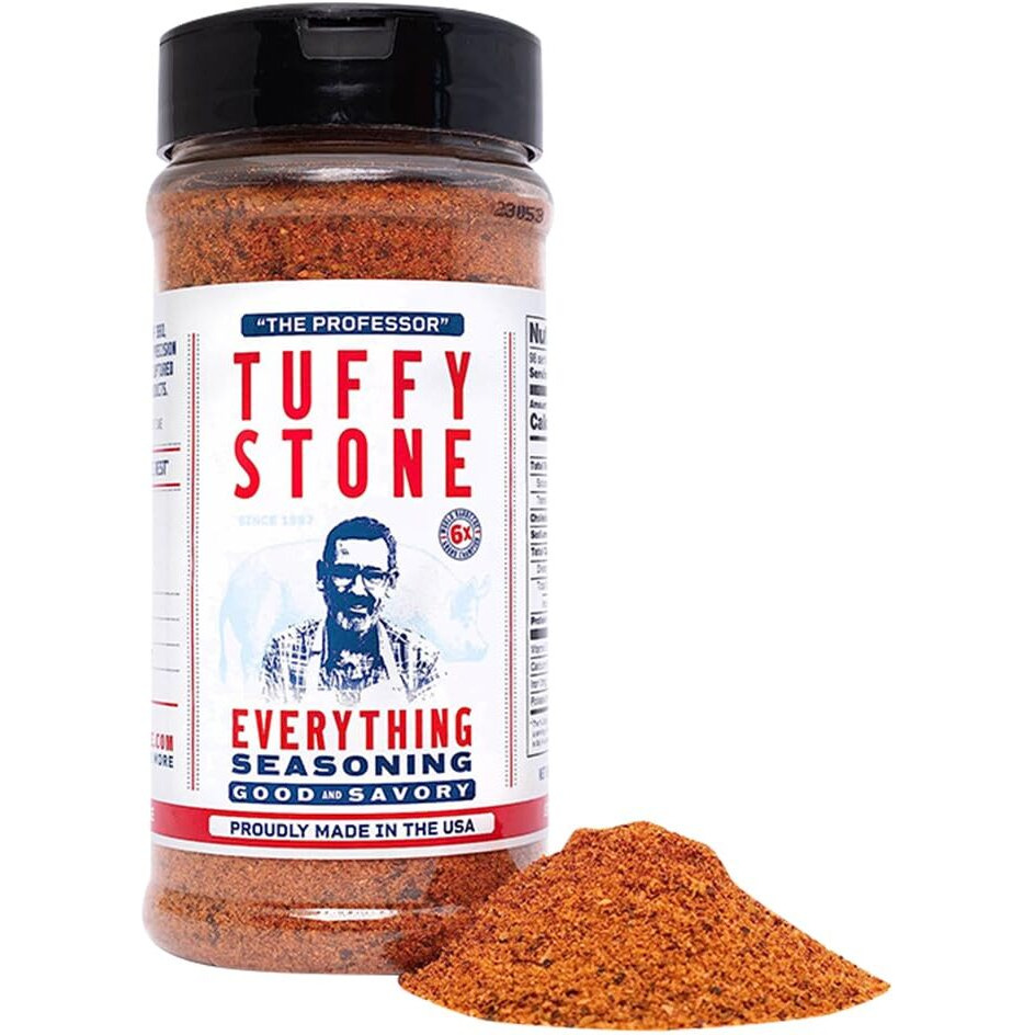 Tuffy Stone Everything Seasoning | 6X World Barbecue Grand Champion | All-Purpose Bbq Spice Rub | Versatile Seasoning | 6.95 Oz Shaker