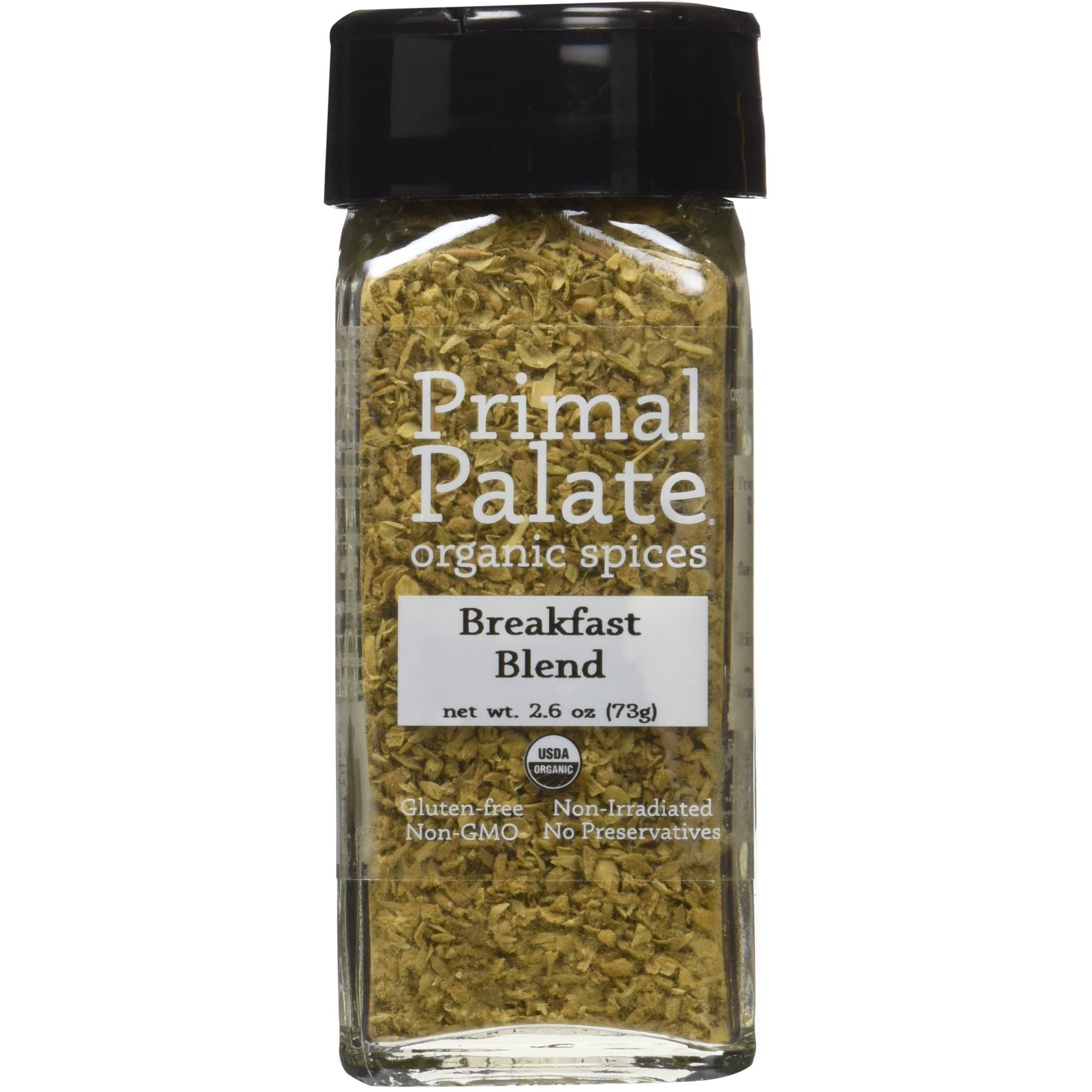 Primal Palate Organic Spices Breakfast Blend, Certified Organic, 2.6 Oz Bottle