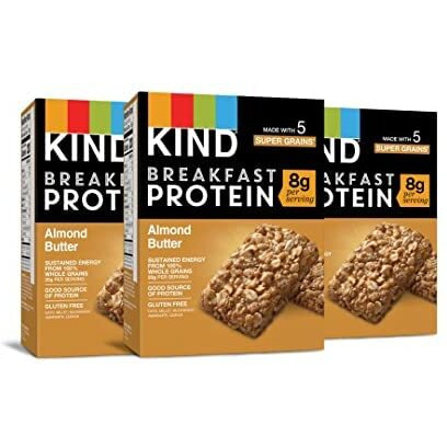 Kind Breakfast Protein Bars, Almond Butter, Gluten Free, 1.76Oz, 24 Count