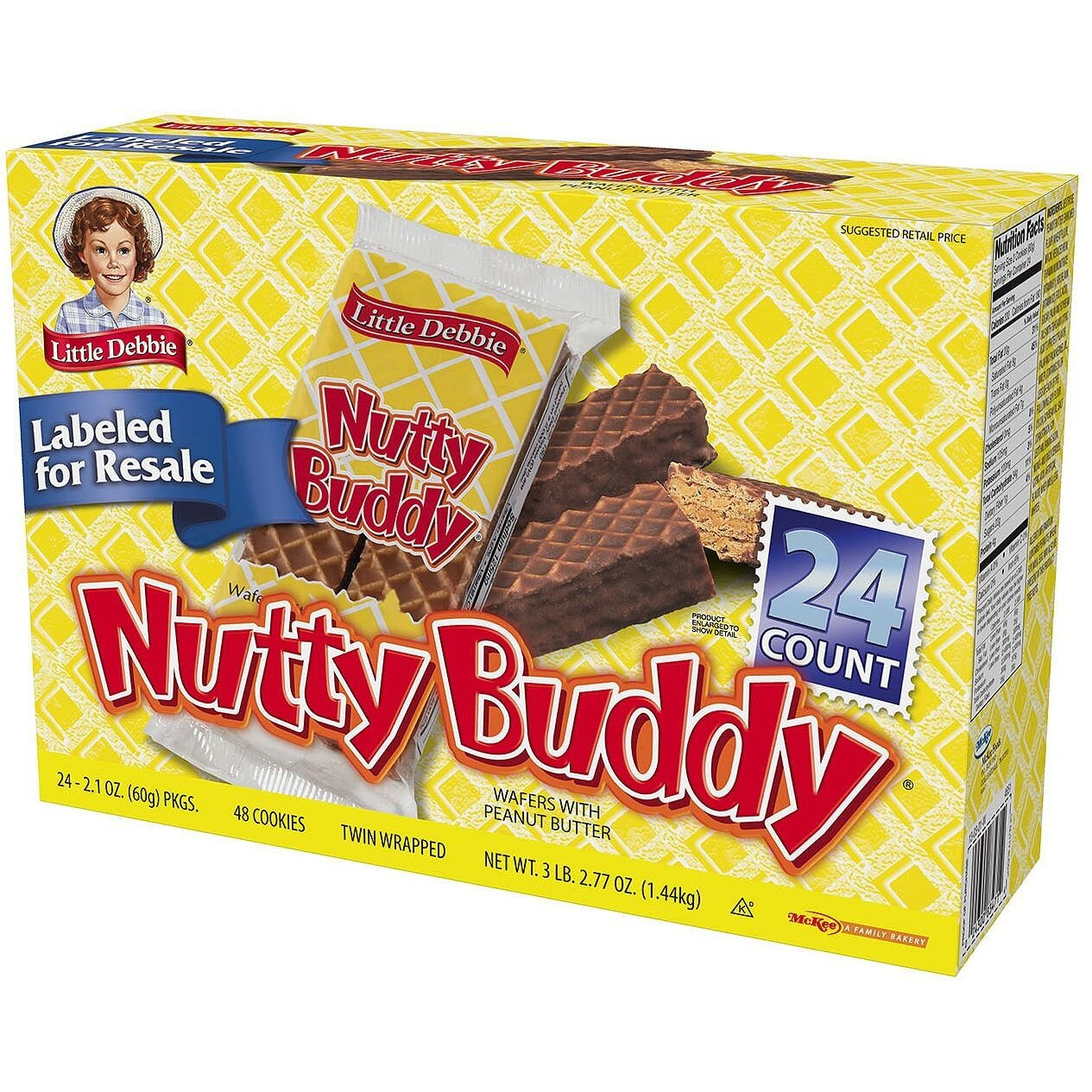 Little Debbie Nutty Buddy Bars (24 Twin Pks.)