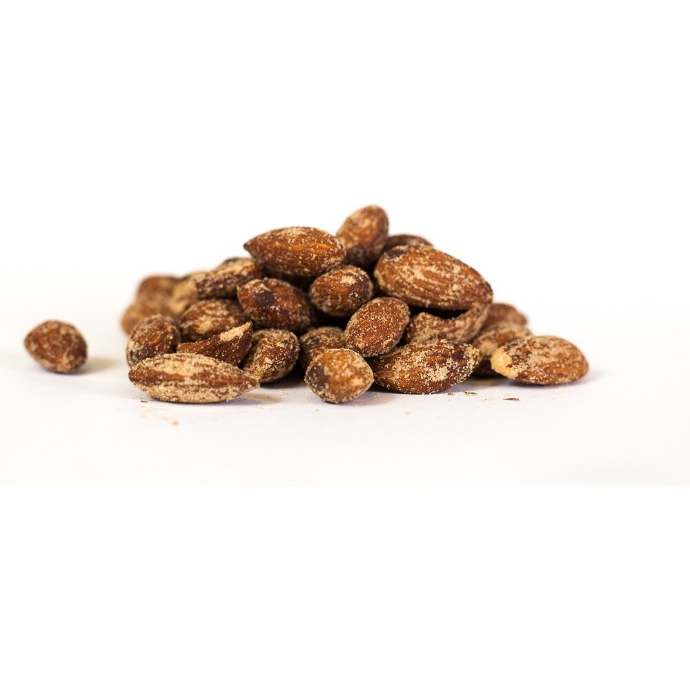 Roasted Garlic Almonds (16Oz) Bold Seasoned Flavored Steam Pasteurized Nut Snacks From The Sohnrey Family Farm