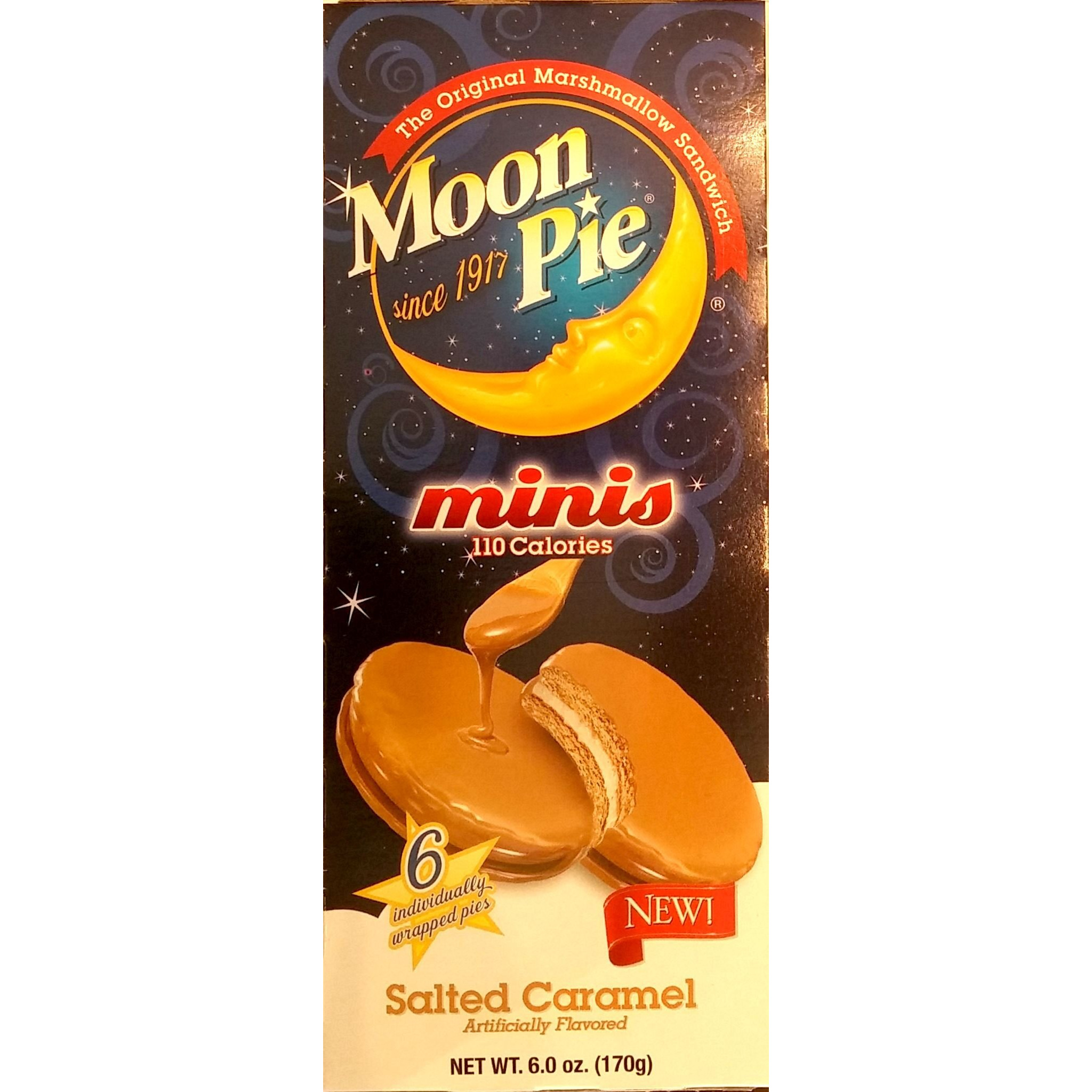 Moon Pie Minis - Salted Caramel (110 Calories) 6 Ct.