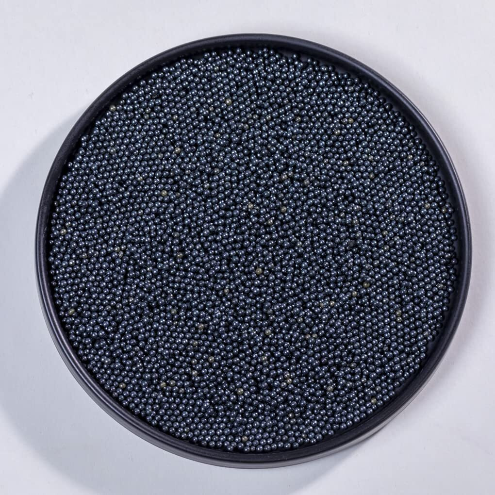 Black Sprinkles Edible Pearl 2Mm 130G 4.6Oz Christmas Cake Sprinkles,Cookie Sprinkles,Baking Sugar Pearl, Edible Candy Pearls For Cake Cupcake Decorationg 2Mm (Black)