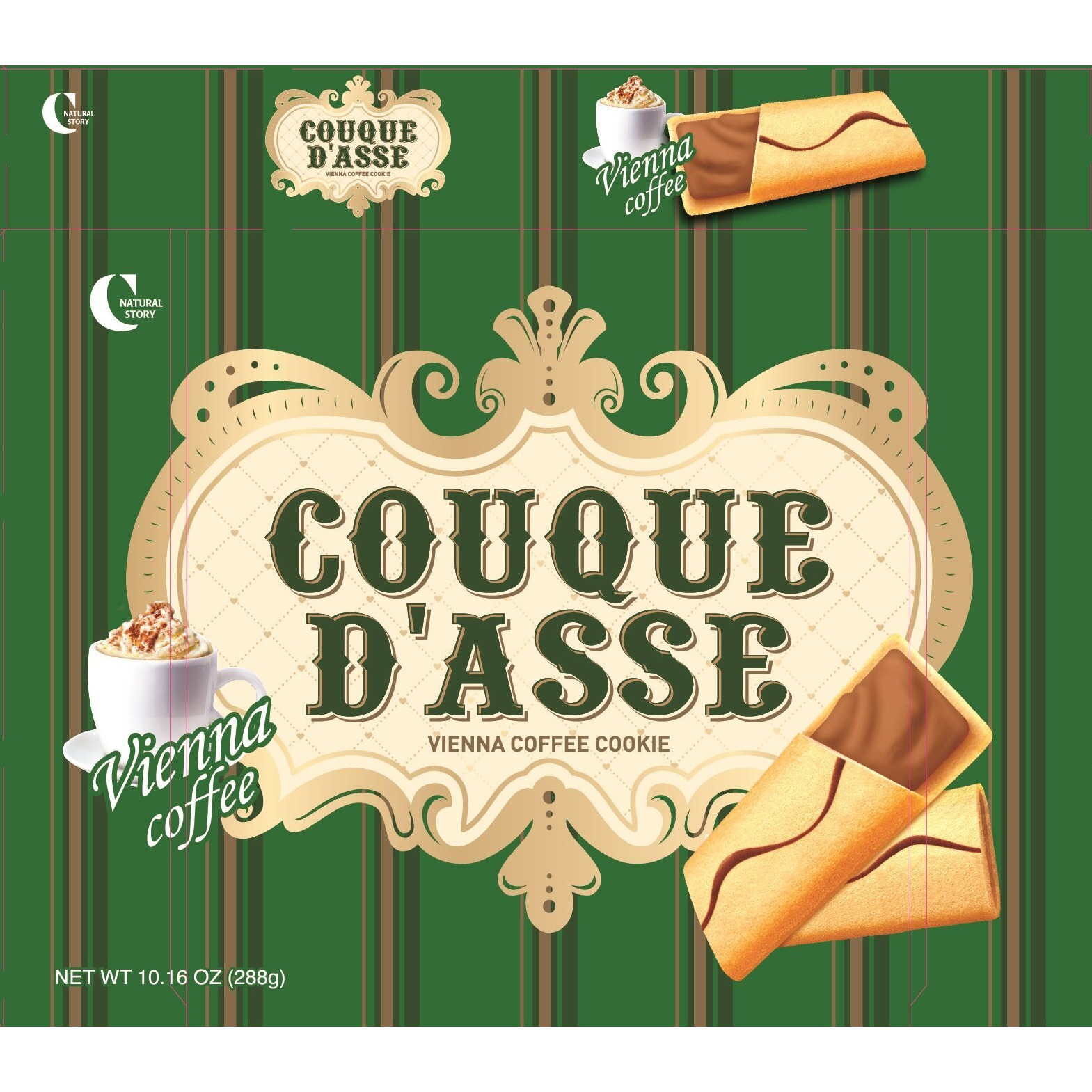 Crown, Couque D'Asse Coffee, 10.16 Ounce