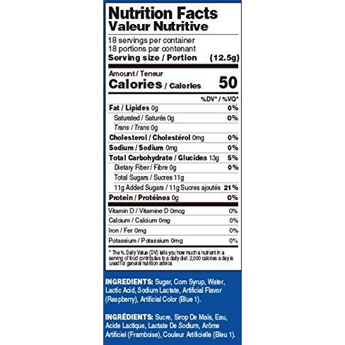 Hanukkah Dreidels Jewel Pop Ring Shape Candy - Blue Raspberry 18 Count Individually Wrapped Dreidel - Hanukah Decorations Kosher Candy Party Favor For Kids - Chanukah Gift Bags