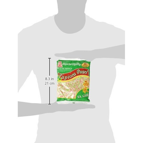 Tapioca Pearls, Tapioca Balls, Tapioca Pearls Small 14 Oz. Bags, Made From Cassava, Gluten-Free (3 Pack) (Rainbow)