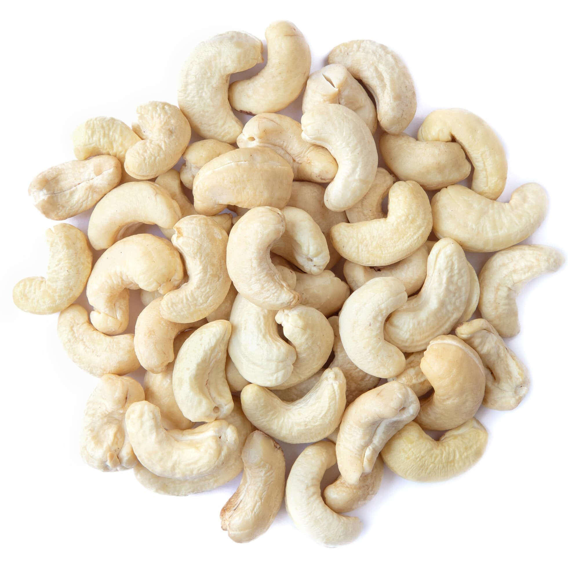 Food To Live Raw Cashews, 1 Pound - Non-Gmo Verified, Deluxe Whole Nuts, Unsalted, Unroasted, Size W-320, Vegan, Kosher, Bulk