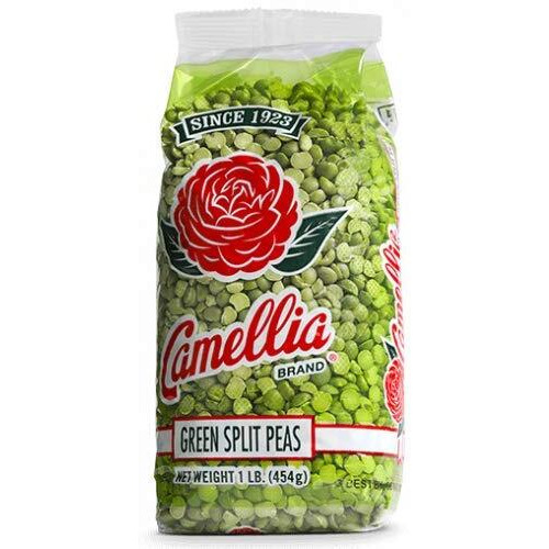 Camellia Brand Dried Green Split Peas, 1 Pound (Pack Of 6)