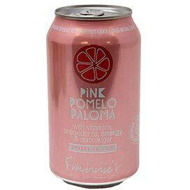 Frannie's Sparkling Beverage- Zero Calories & Sugar, Aspertame Free 8-Pack 12 Fl. Oz. Cans (Pink Pomelo Paloma)