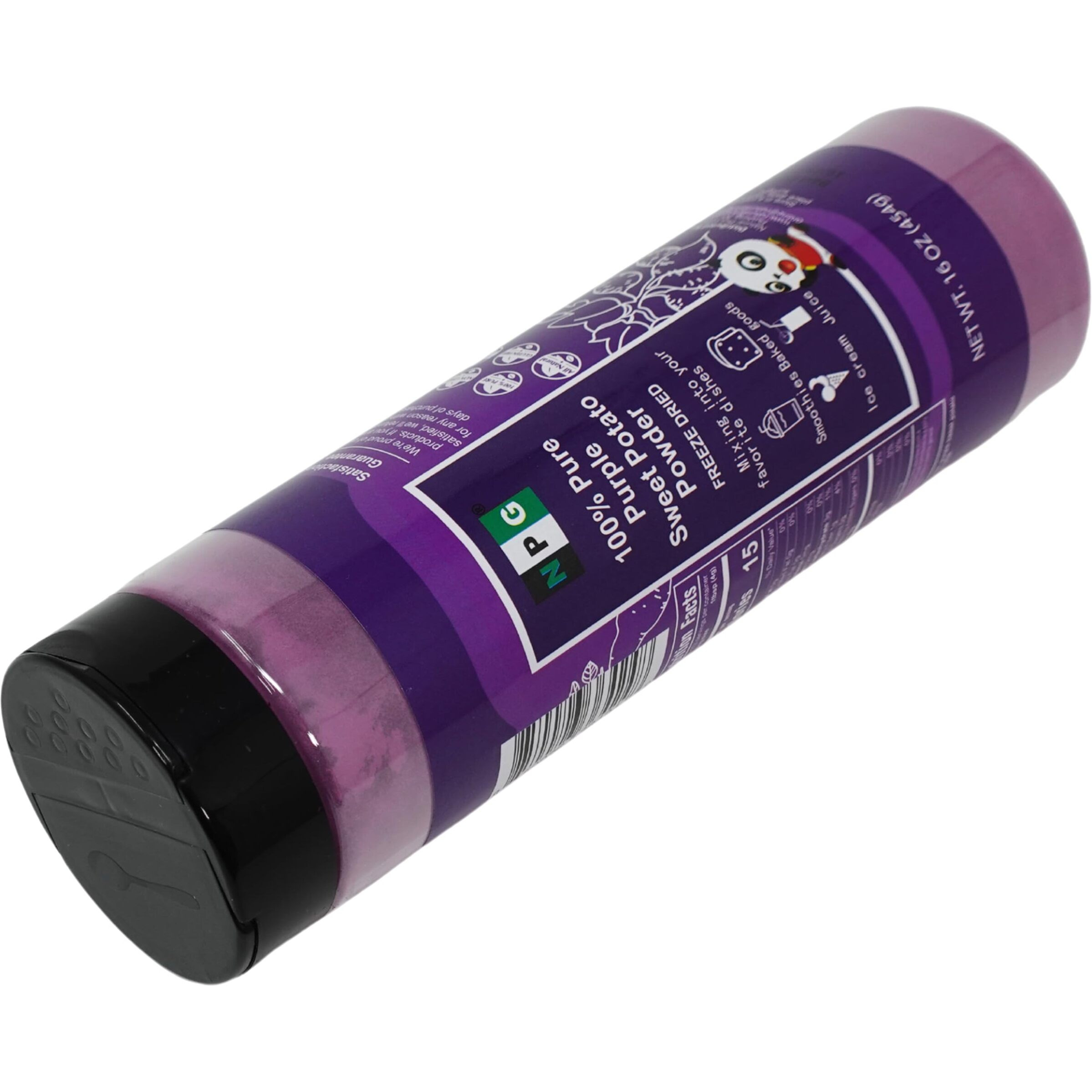 Npg 100% Pure Purple Sweet Potato Powder (Purple Yam Ube) 16 Ounces, All Natural Purple Dry Food Coloring Powder For Baking, Smoothies, Pasta, Tortillas, Vegan Gluten Free Non-Gmo