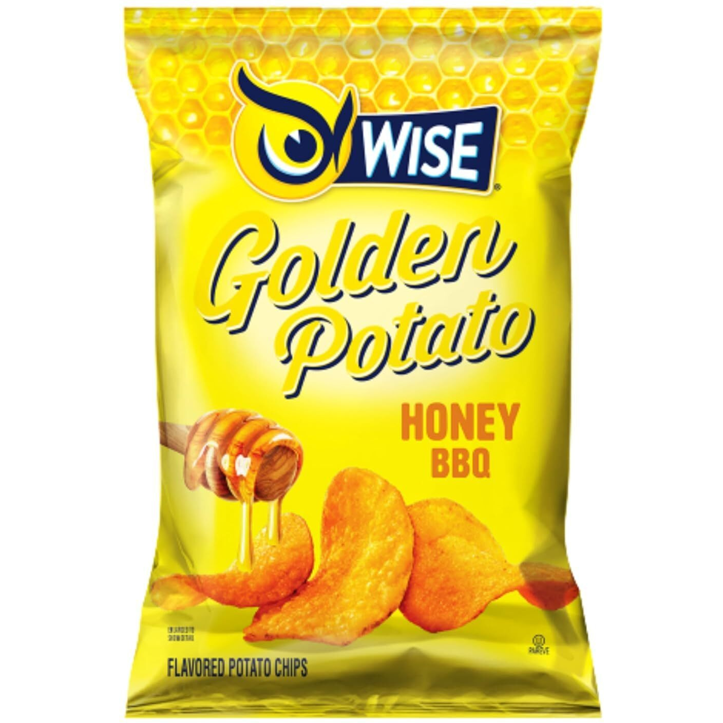 Wise Foods Honey Bbq Potato Chips, 3-Pack