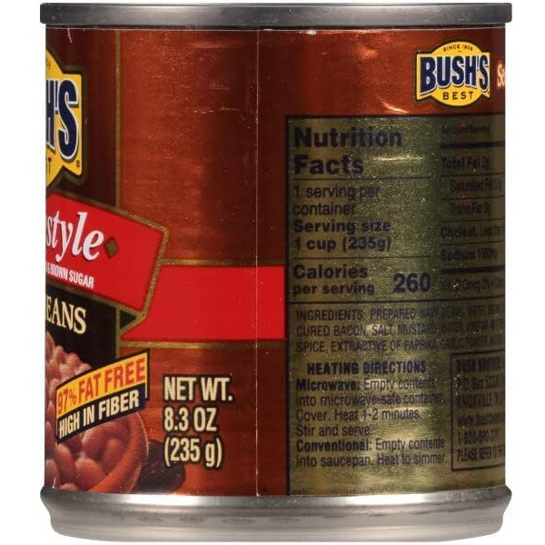 Bush's Best Homestyle Baked Beans, 8.30 Ounce (Pack Of 6)