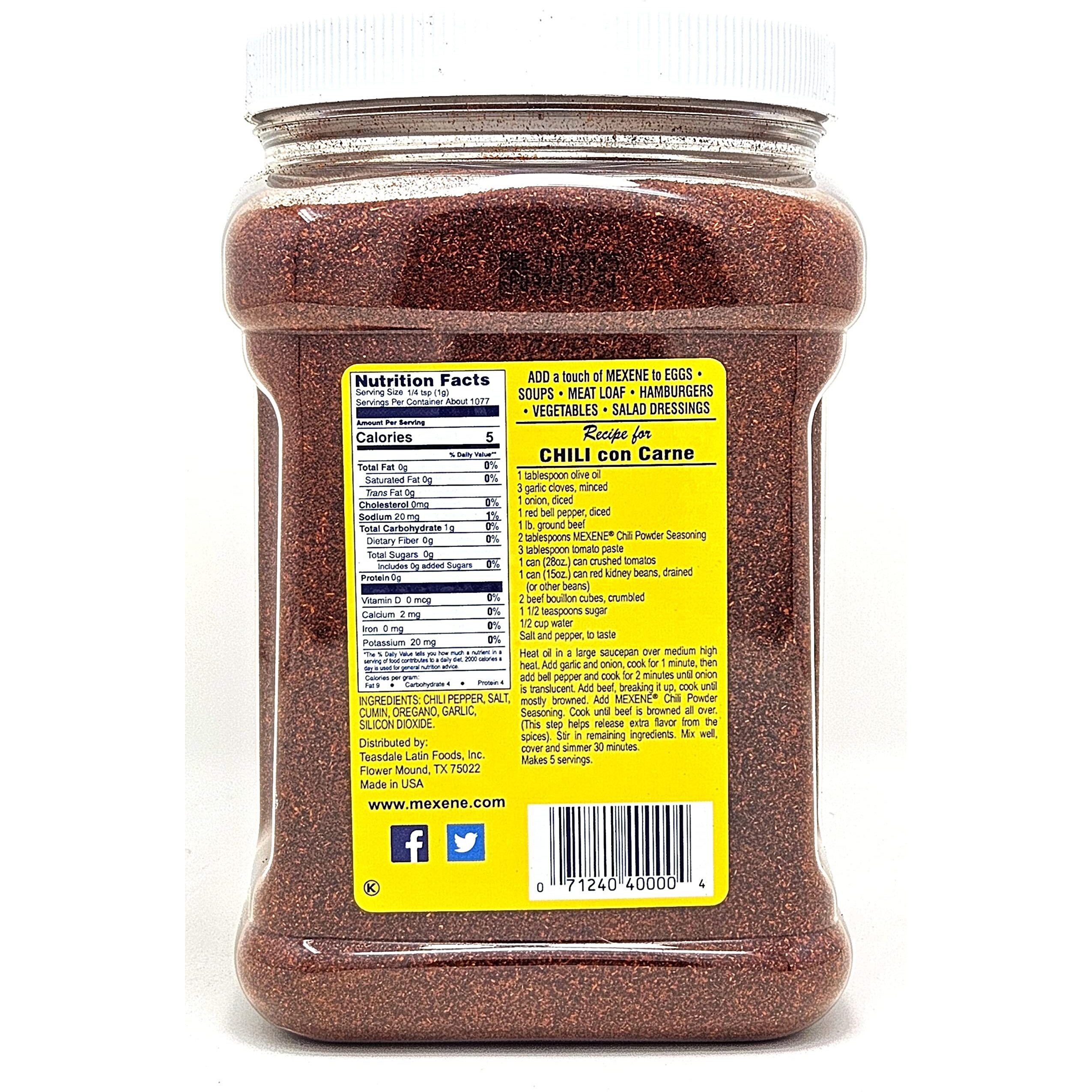 Mexene Chili Powder Seasoning, 38 Ounce