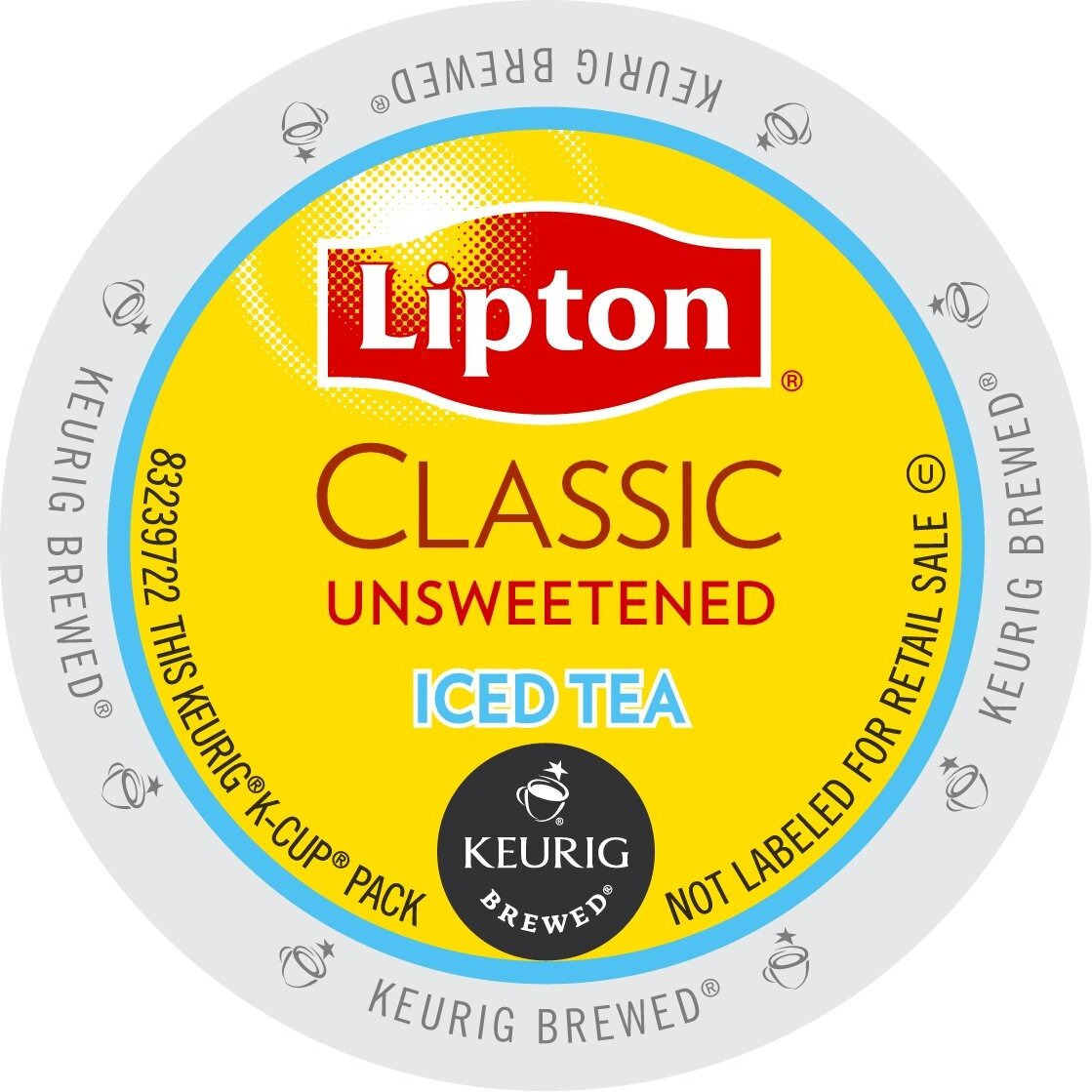 Lipton Classic Unsweetened Iced Tea K-Cups 96Ct
