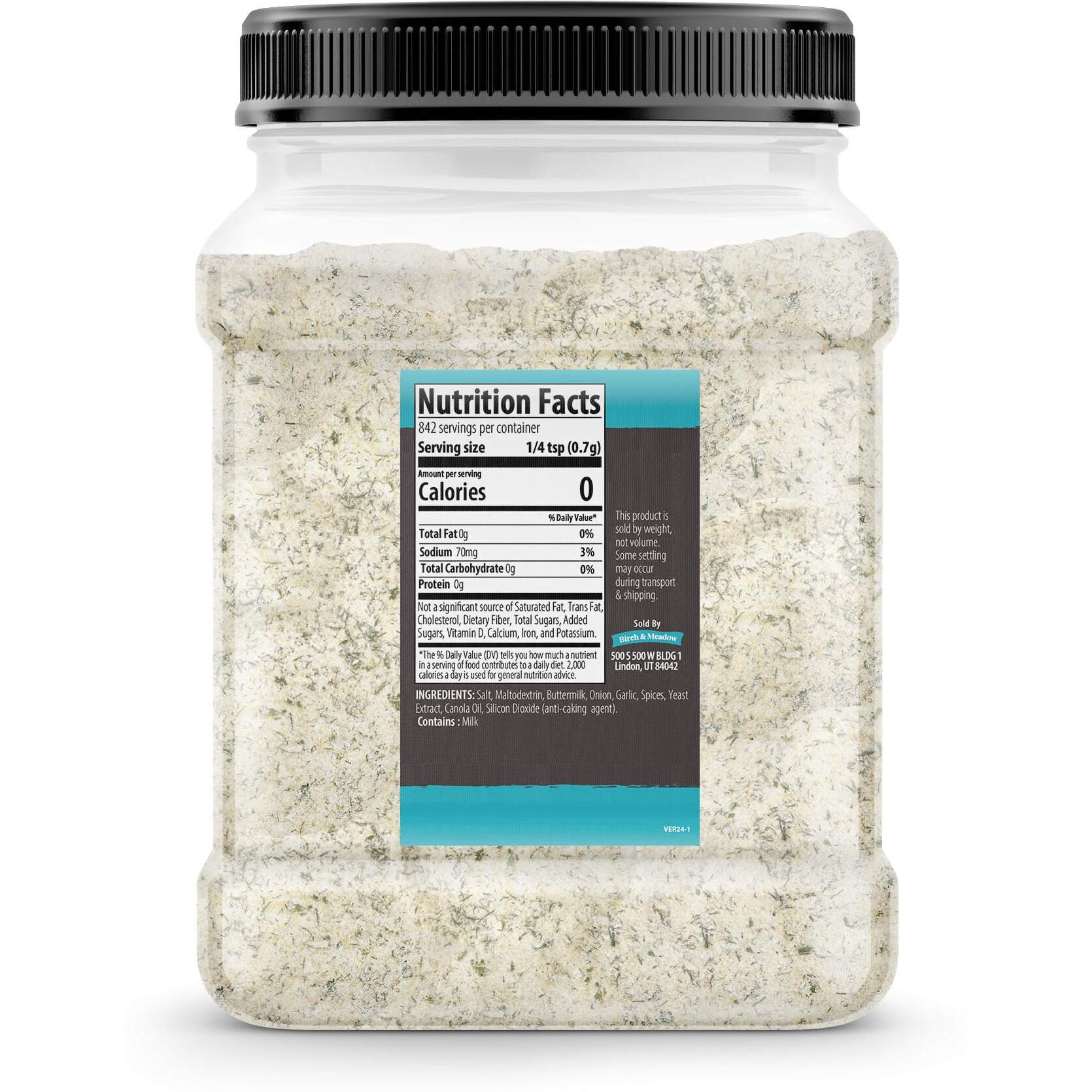 Birch & Meadow Ranch Seasoning Mix, 1.3 Lb, Powder, Salad Dressing & Dips, Spice Blend