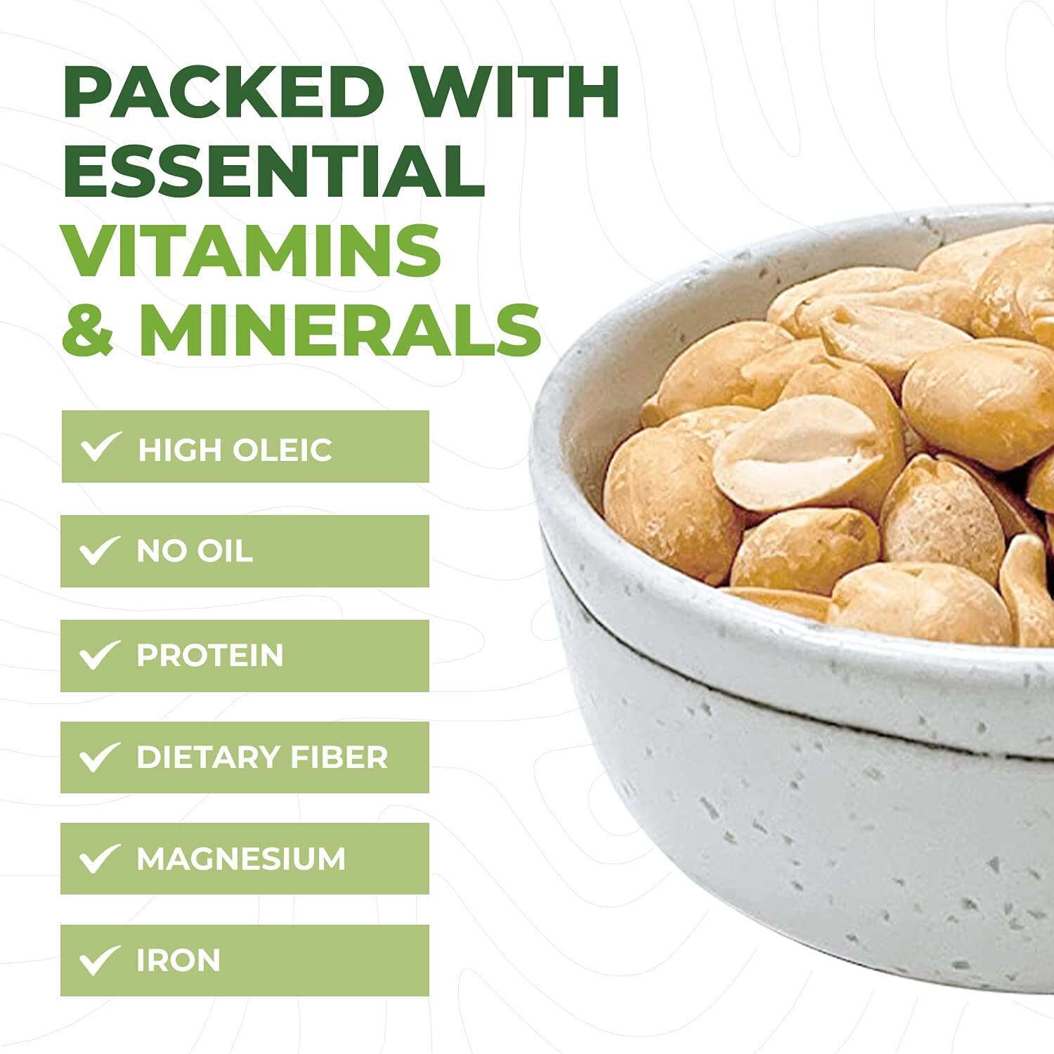 Beyond Nature Dry Roasted Chopped Peanuts - Unsalted 1 Pound (16 Oz) Vacuum Sealed, Non Gmo, No Oil & No Salt, Low Carb, Keto Friendly & Vegan Snack