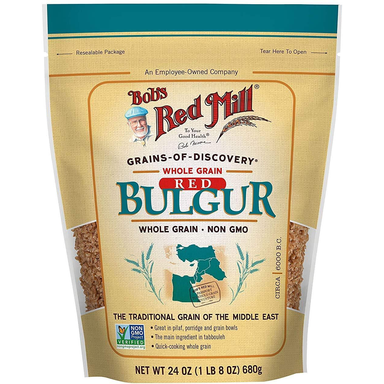 Bob's Red Mill Bulgur Hard Red Wheat, 28-Ounces (Pack Of 4) (Value Bulk Multi-Pack)