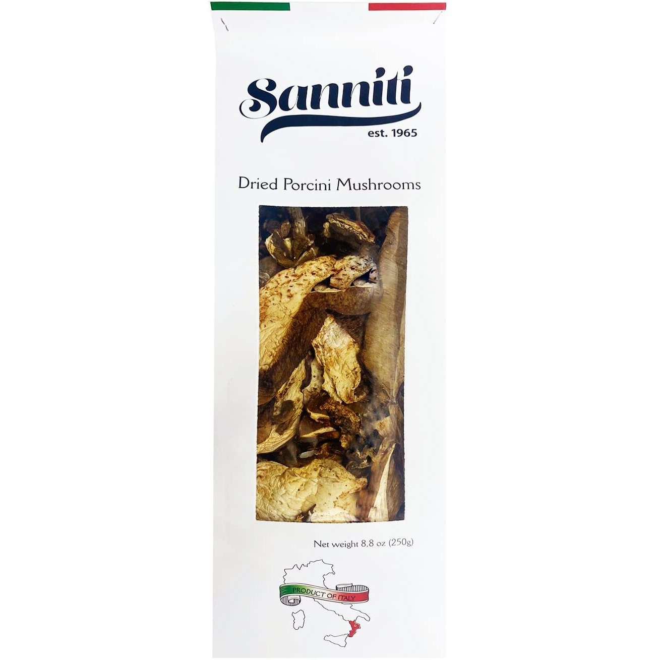 Sanniti Italian Dry Porcini Mushrooms, 8.8 Oz