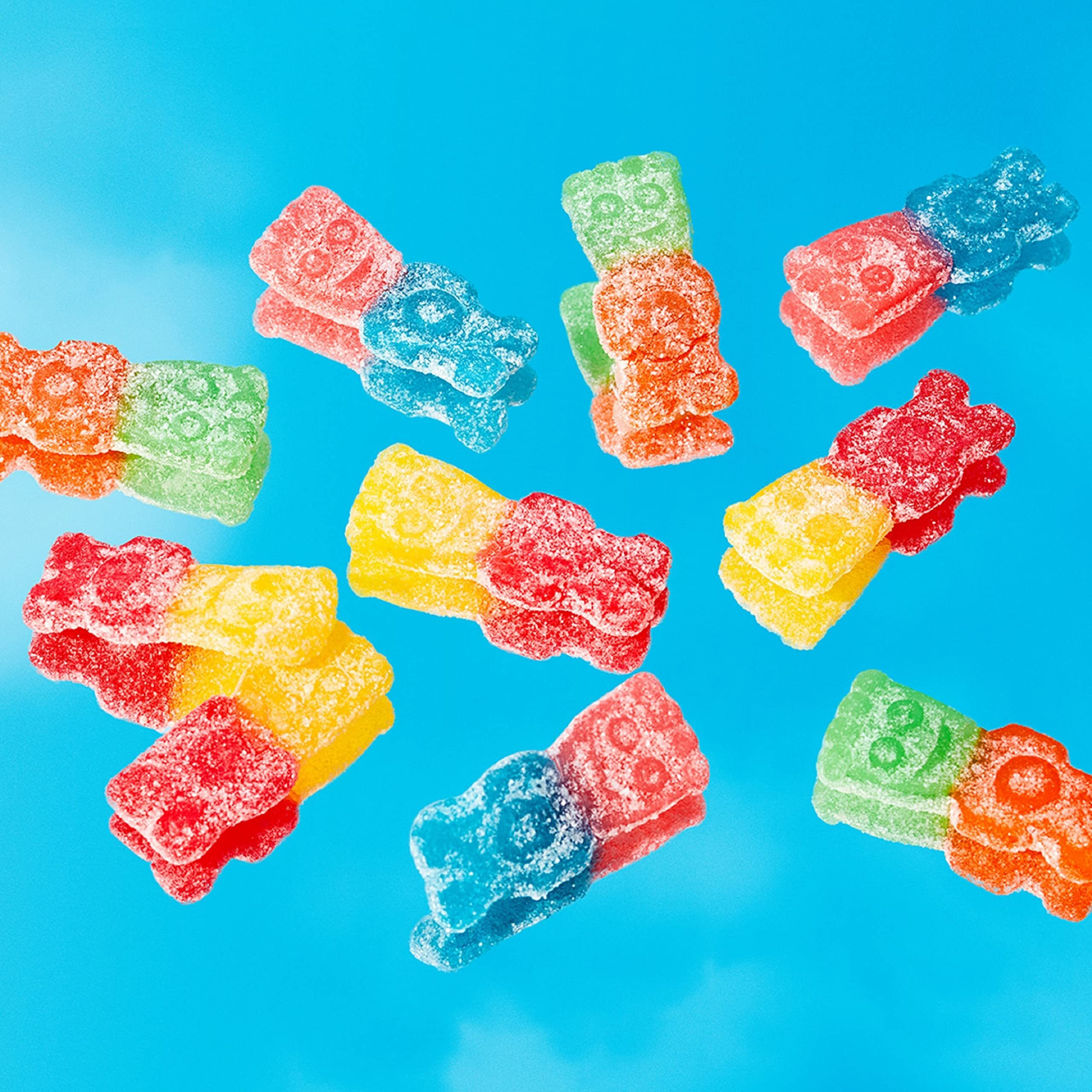 Sour Patch Kids Heads 2 Flavors In 1 Soft & Chewy Candy, Bulk Candy, 12 - 8 Oz Bags