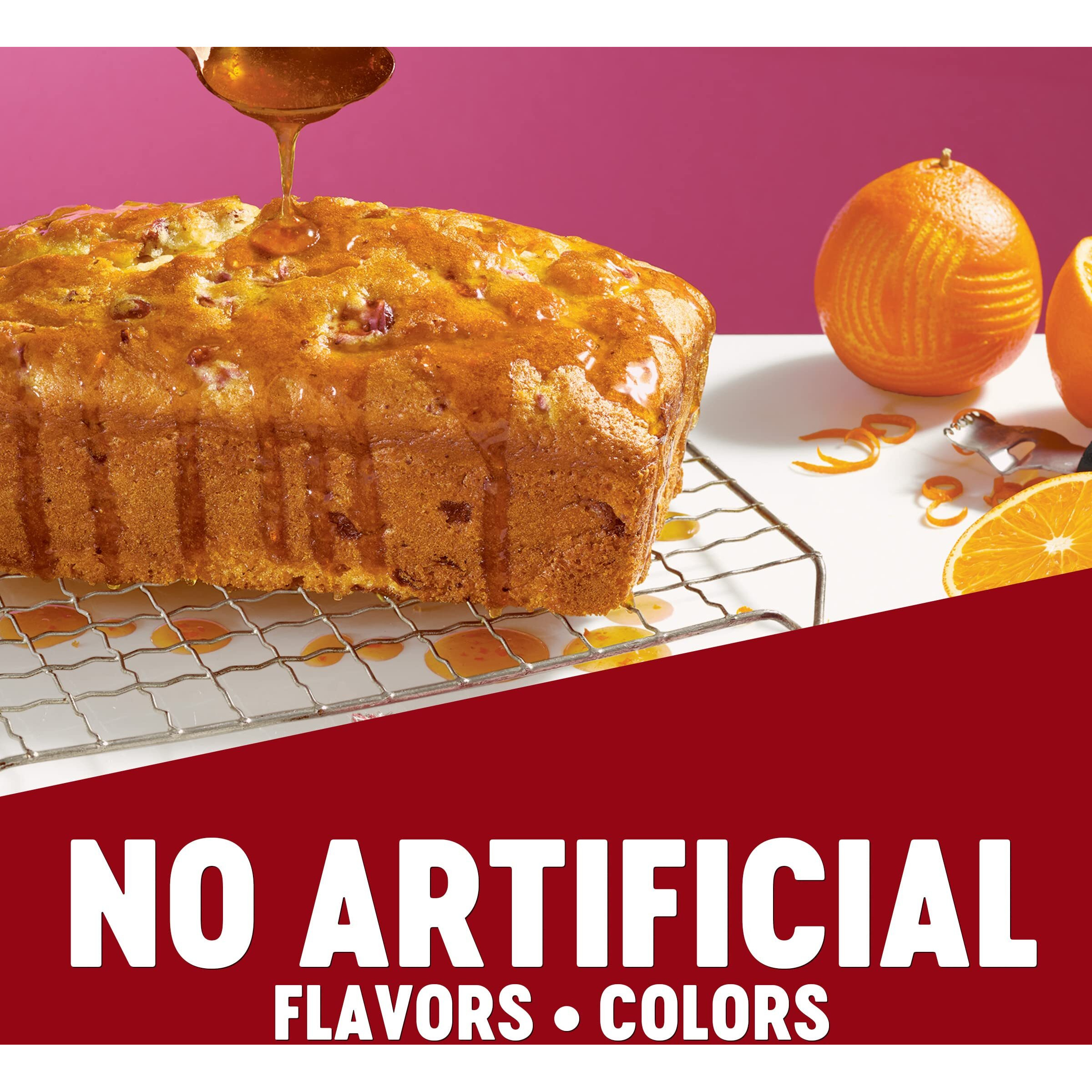 Krusteaz Cranberry Orange Quick Bread Mix, Made With Real Cranberries & Orange Zest, 18.6 Oz Boxes (Pack Of 12)