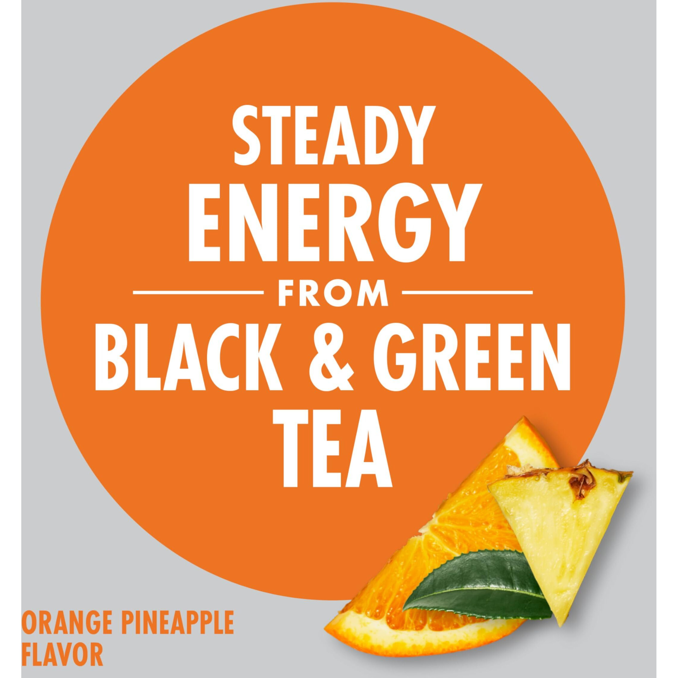 V8 +Energy Orange Pineapple Juice Energy Drink, 8 Fl Oz Can (24 Pack)