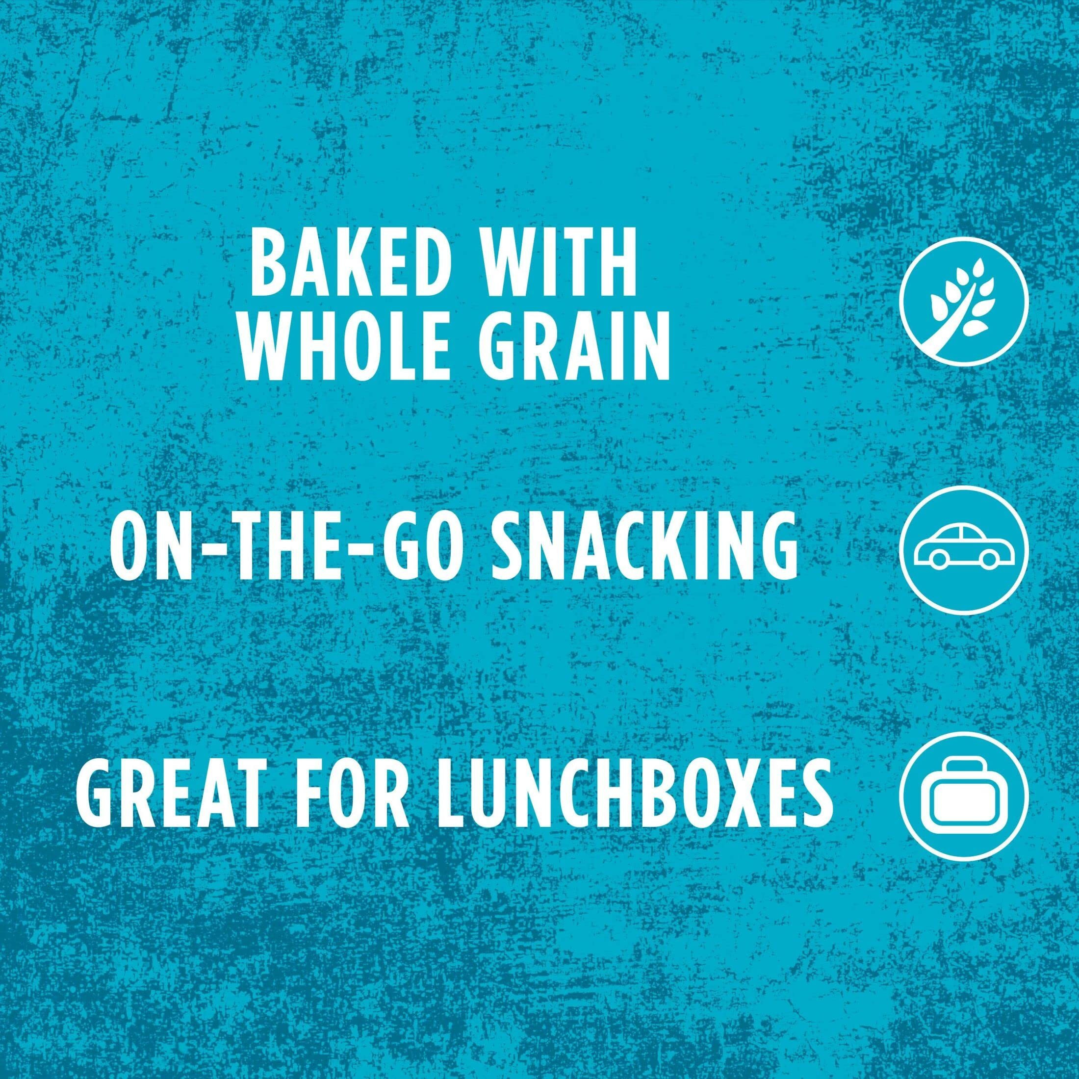 Kellogg's Scooby-Doo Baked Graham Cracker Snacks, Lunch Snacks, Snack Crackers, Cinnamon (40 Pouches)
