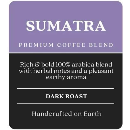 Copper Moon Whole Bean Coffee, Dark Roast, Sumatra Blend, 5 Lb
