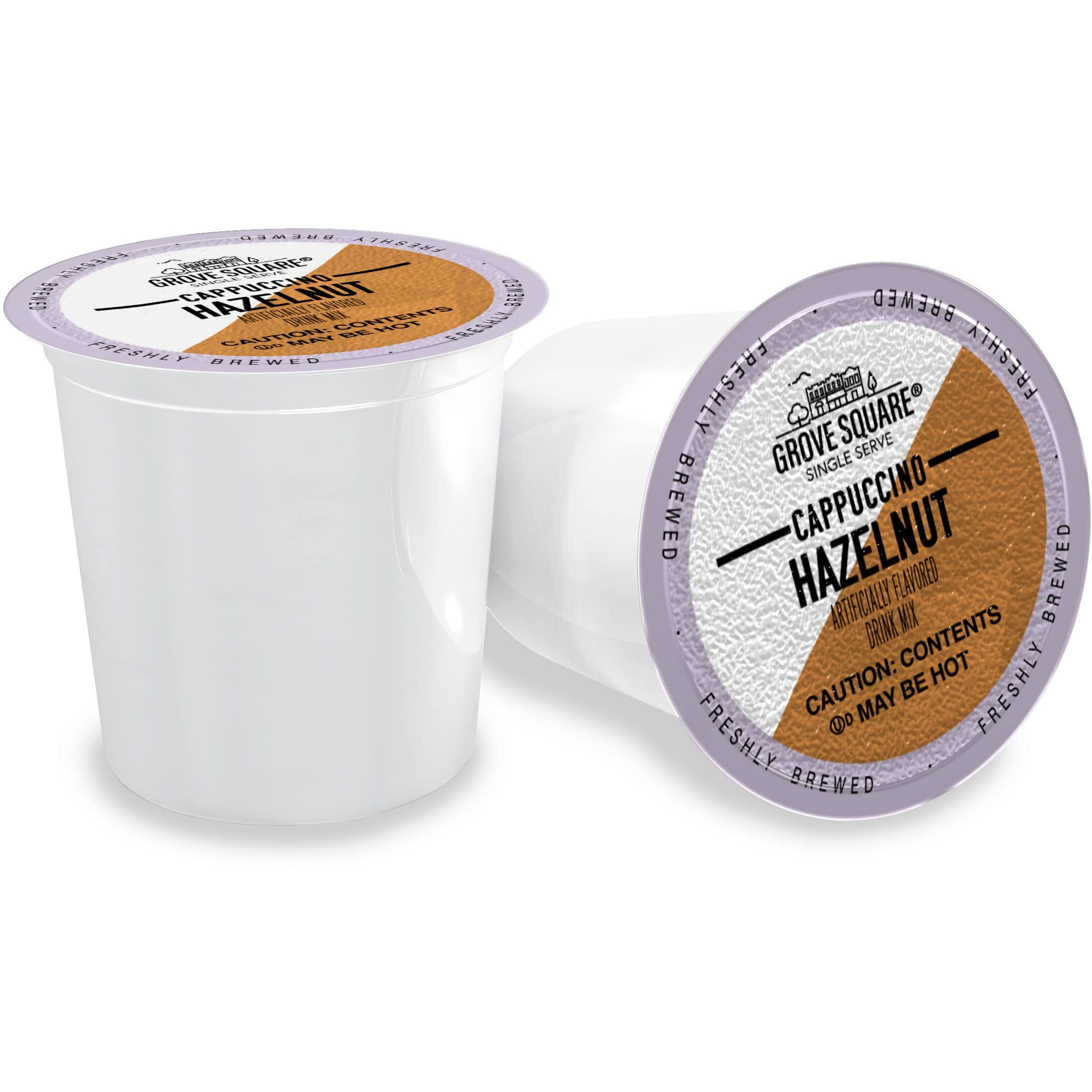 Grove Square Cappuccino, Hazelnut, 24 Single Serve Cups