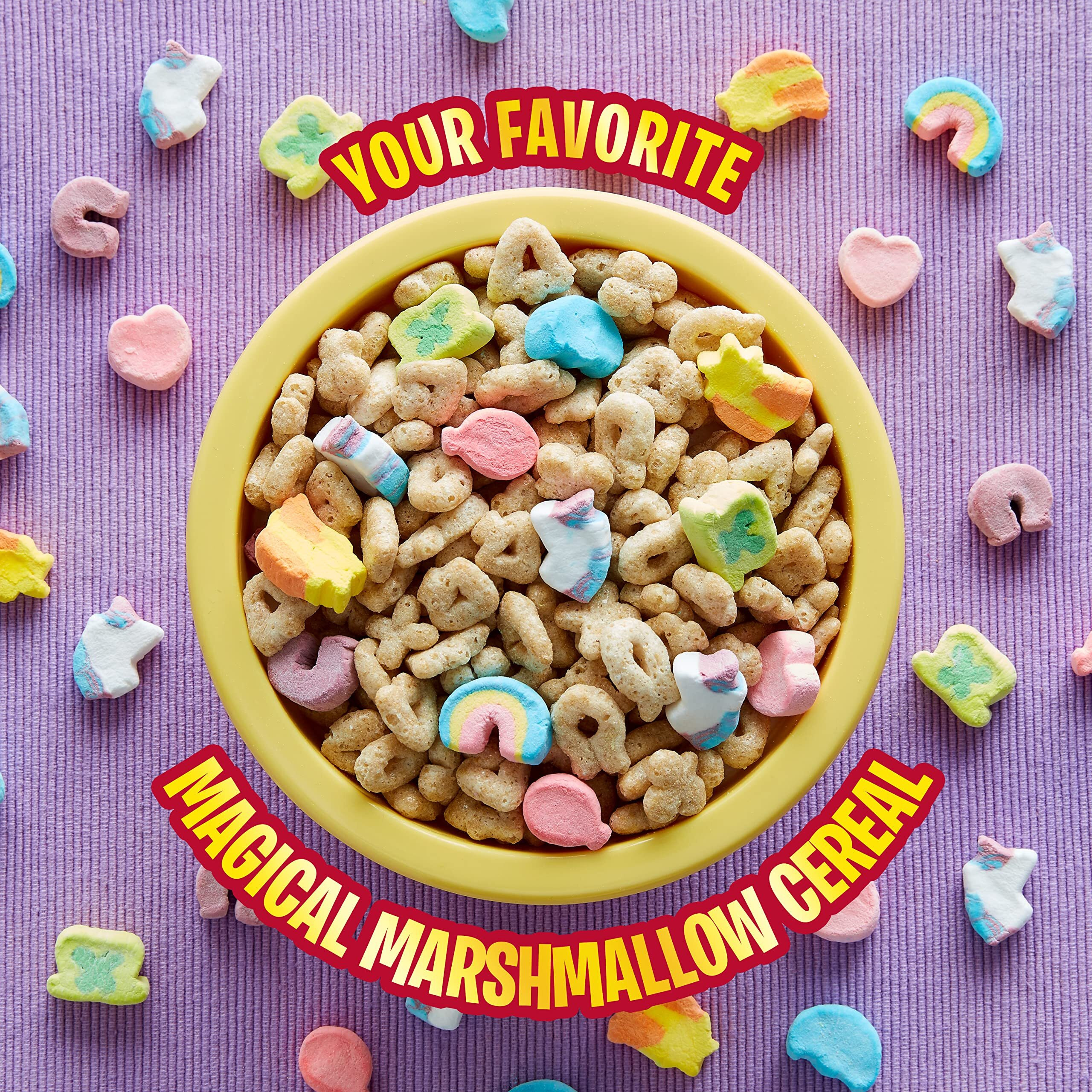 Lucky Charms Gluten Free Cereal With Marshmallows, Whole Grain Cereal In A Cup, Single Serve Cereal Cup, 1.7 Oz (Pack Of 12)
