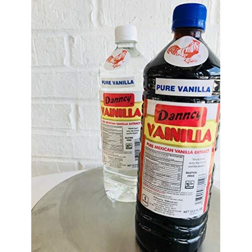Danncy Pure Vanilla Extract From Mexico 33Oz Each 2 Plastic Bottle Lot Sealed