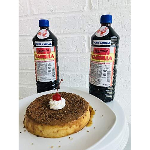 Danncy Pure Vanilla Extract From Mexico 33Oz Each 2 Plastic Bottle Lot Sealed